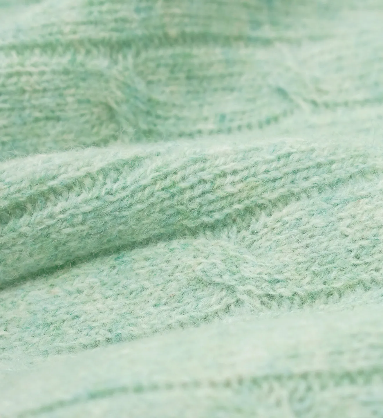 Classic Logo Cableknit Sweater - Menta sold by Sporty and Rich product image thumbnail 4