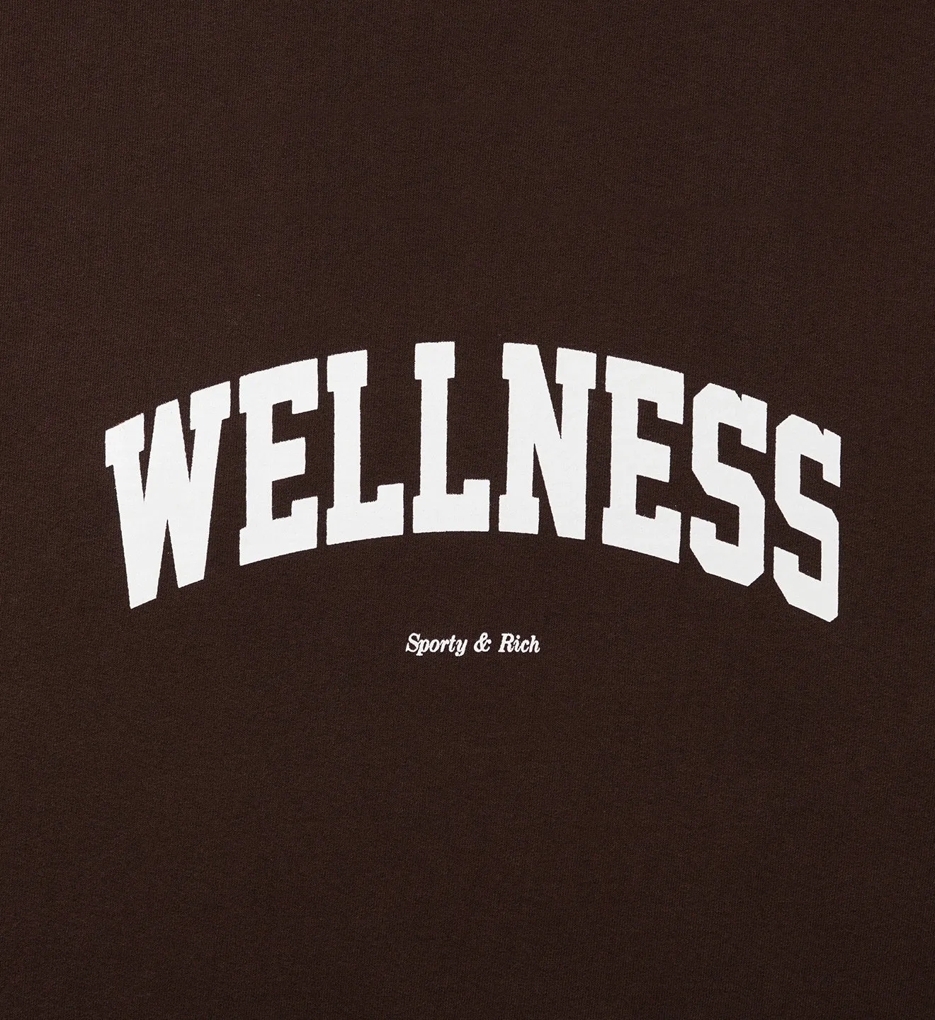 Wellness Ivy Crewneck - Chocolate sold by Sporty and Rich product image thumbnail 3