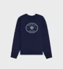 Eden Crest Crewneck - Navy/White sold by Sporty and Rich
