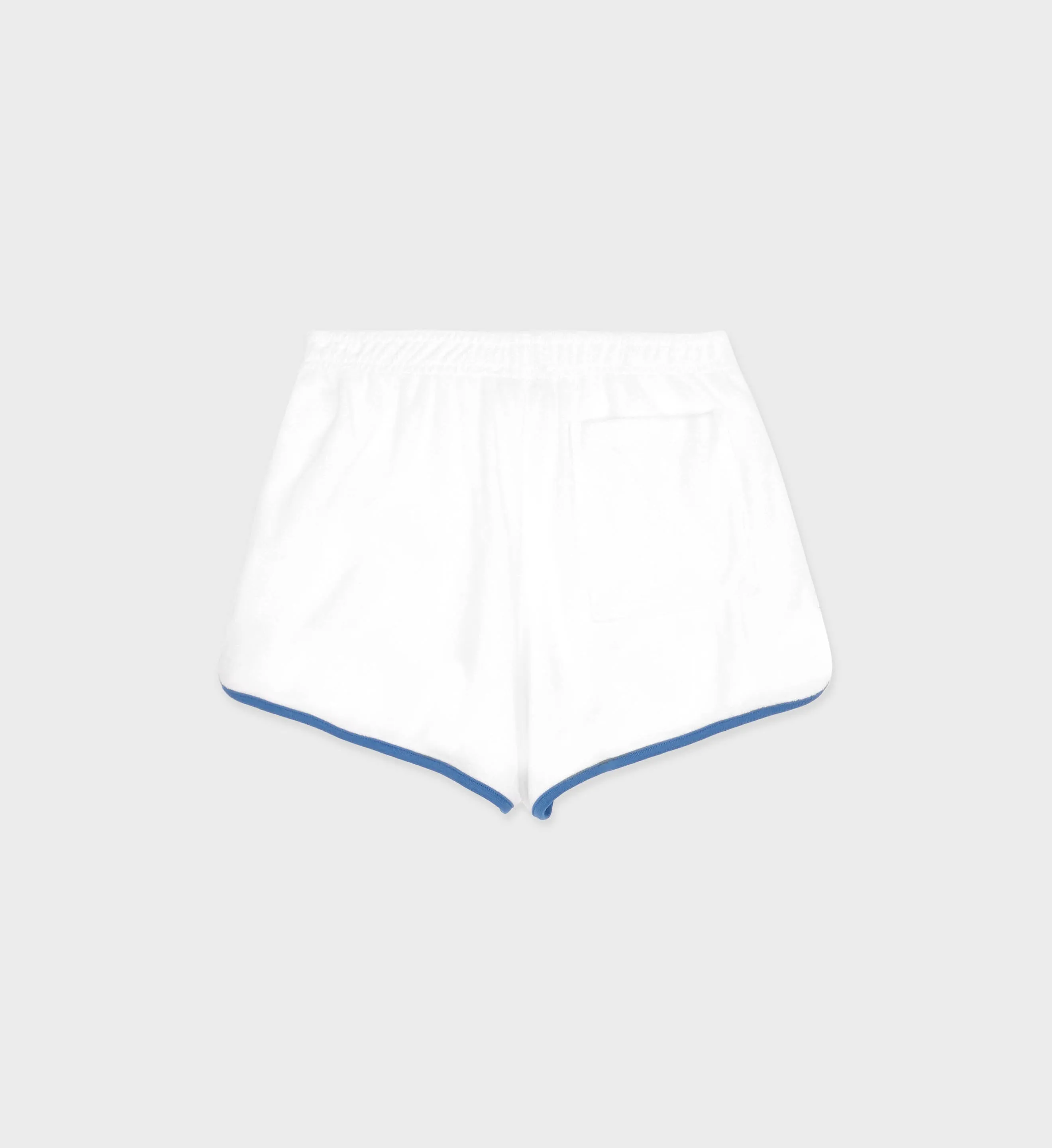 Prince Sporty Terry Short - White/Lapis sold by Sporty and Rich product image thumbnail 2