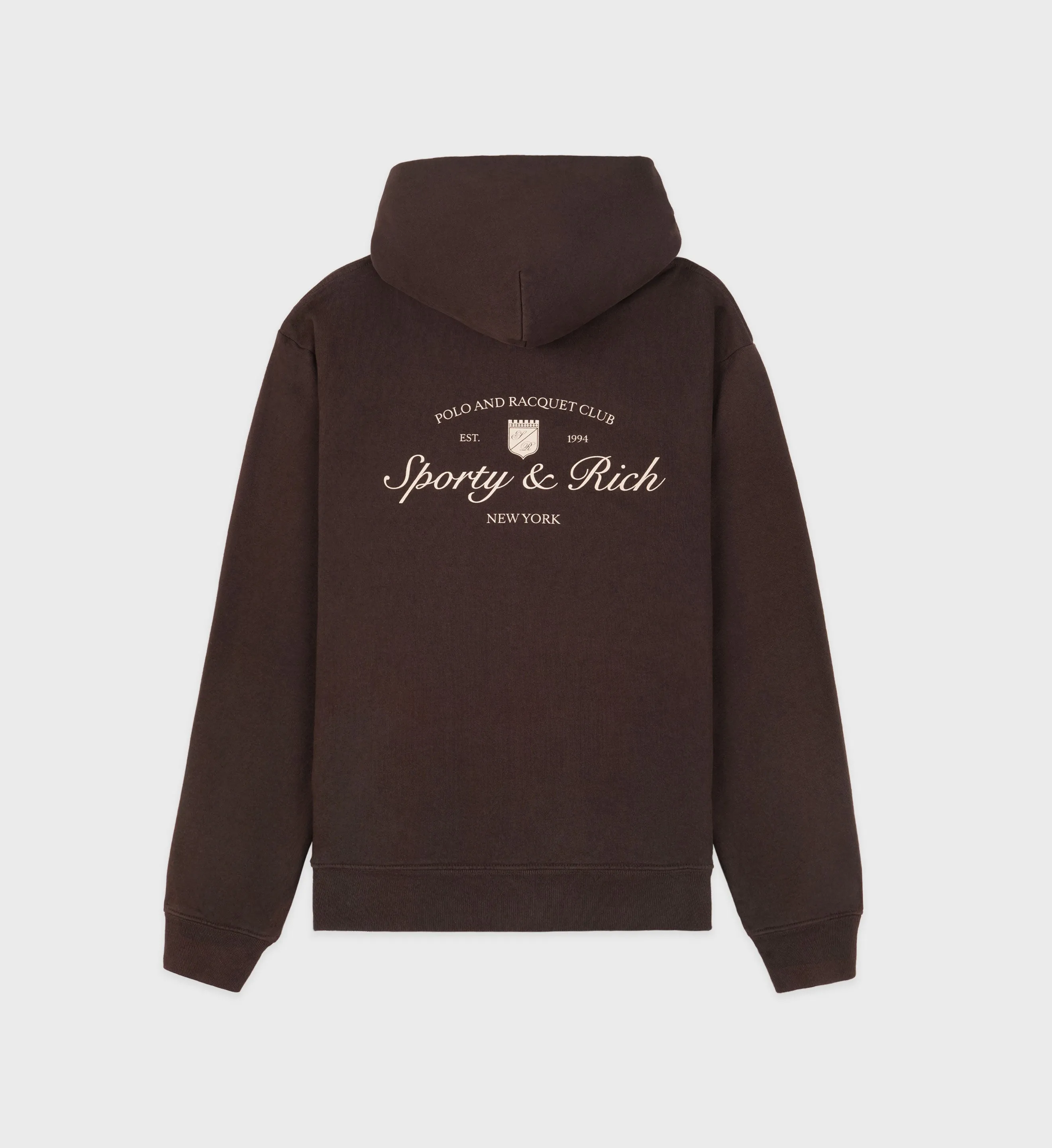 Syracuse Hoodie - Chocolate sold by Sporty and Rich product image thumbnail 2