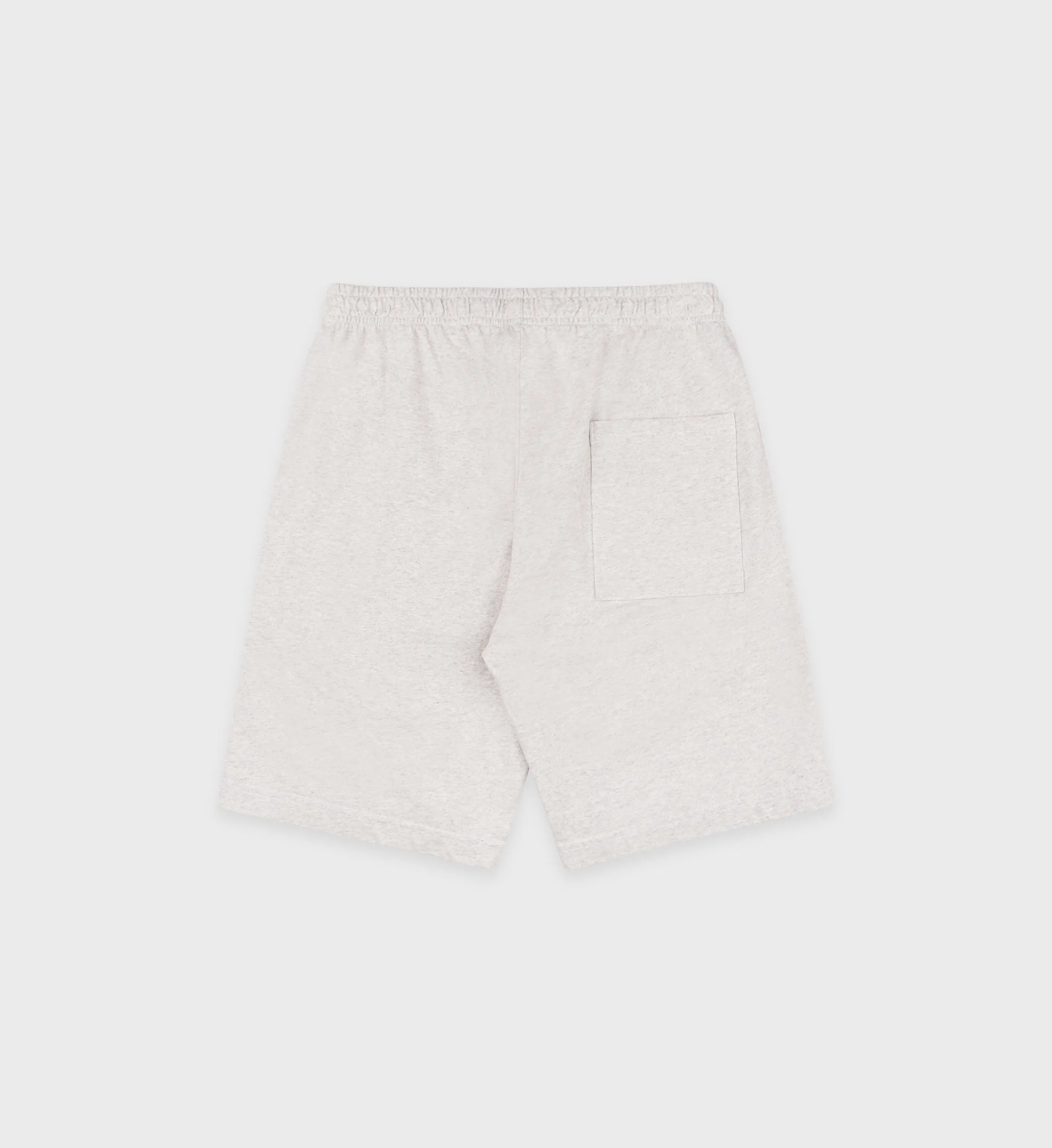 Emblem Gym Short - Heather Gray/Caribbean sold by Sporty and Rich product image thumbnail 2