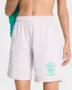 Emblem Gym Short - Heather Gray/Caribbean sold by Sporty and Rich