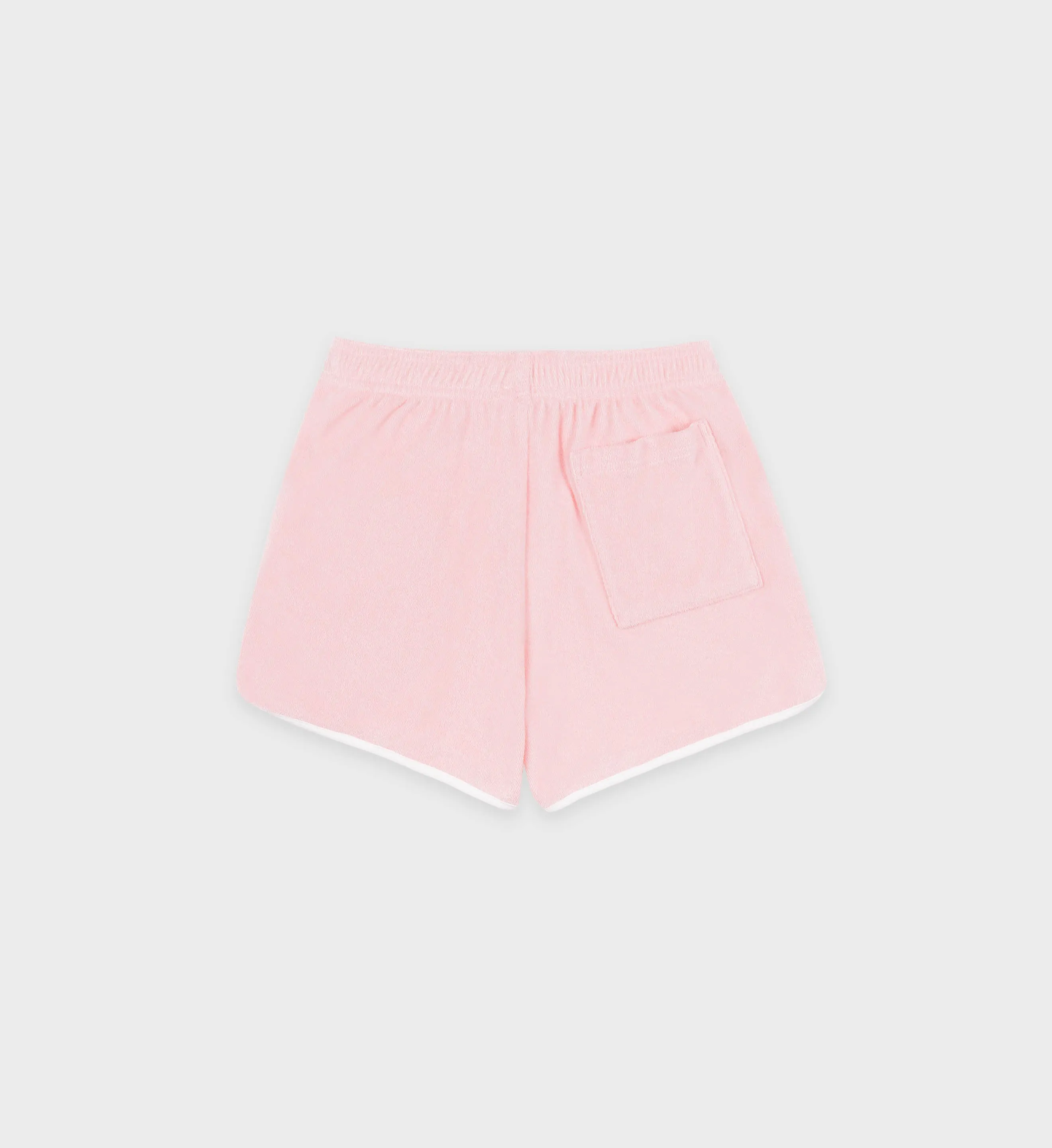 Hotel du Cap Cursive Terry Short - Eden Pink/White sold by Sporty and Rich product image thumbnail 2