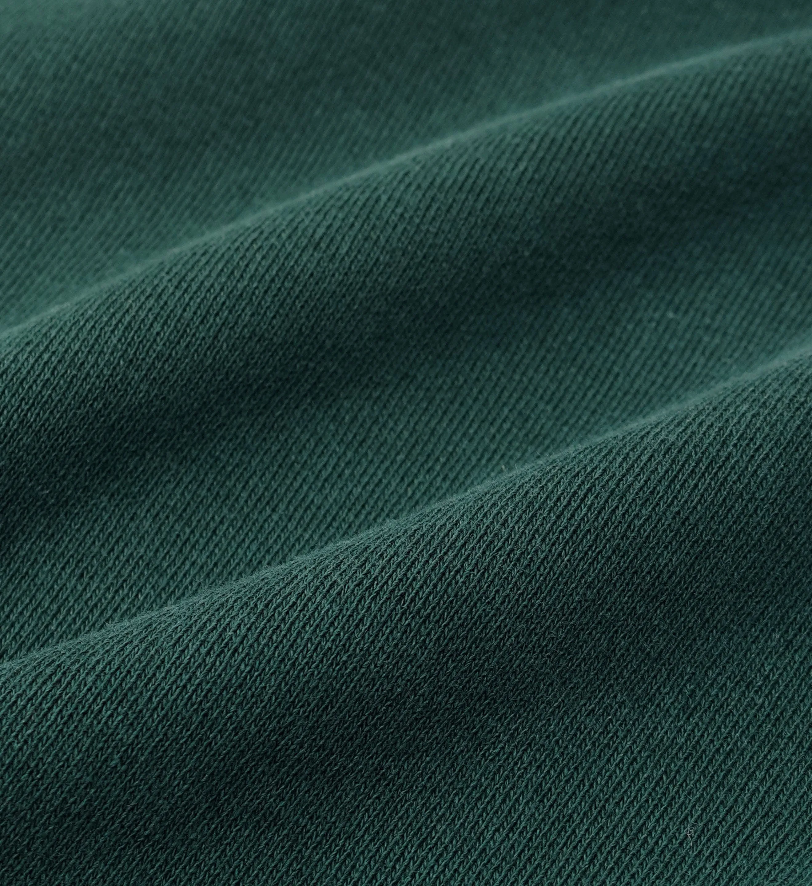 Classic Logo Embroidered Longsleeve Polo - Forest/White sold by Sporty and Rich product image thumbnail 4