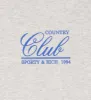94 Country Club Crewneck - Heather Gray/Royal Blue sold by Sporty and Rich