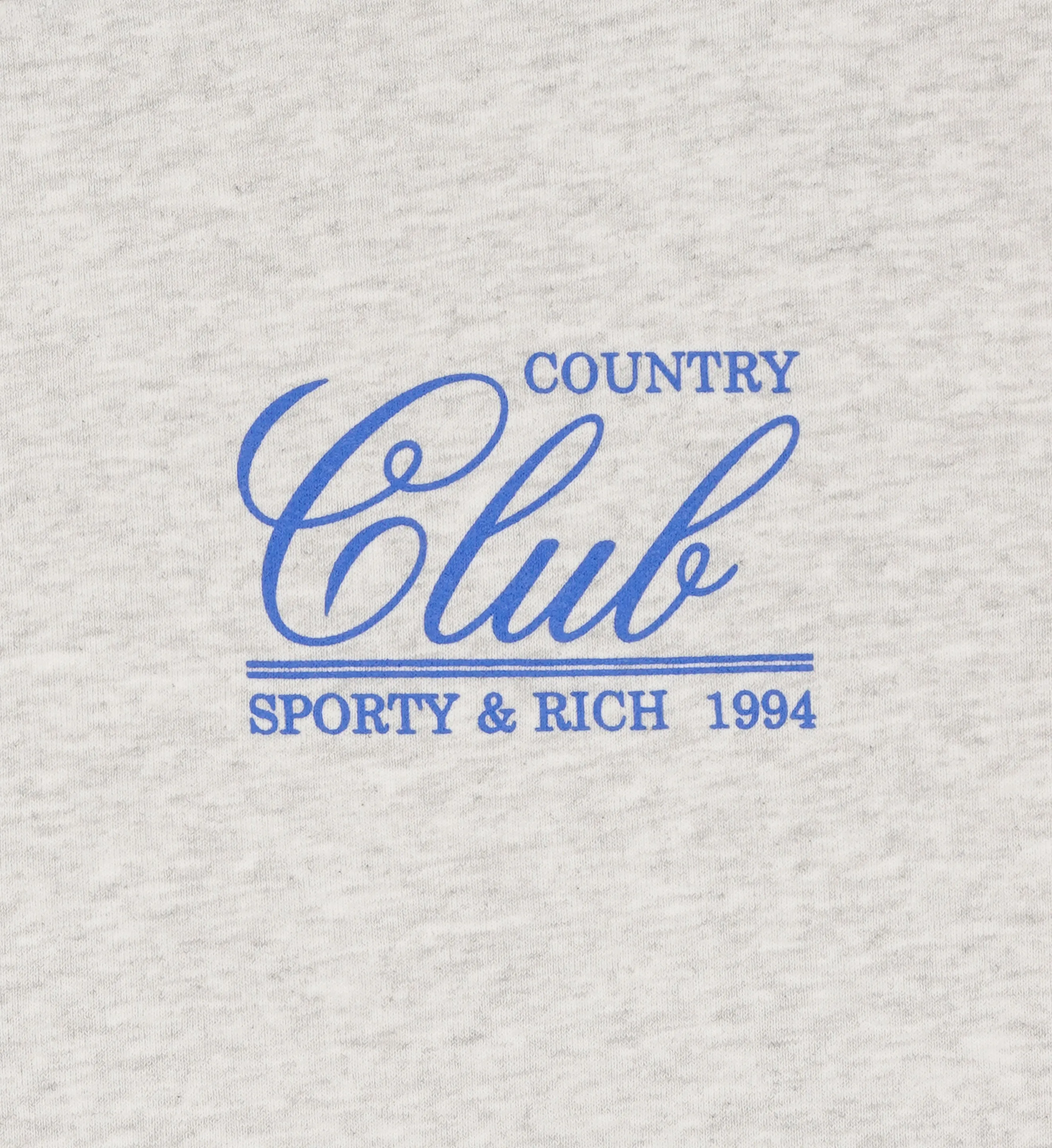 94 Country Club Crewneck - Heather Gray/Royal Blue sold by Sporty and Rich product image thumbnail 3