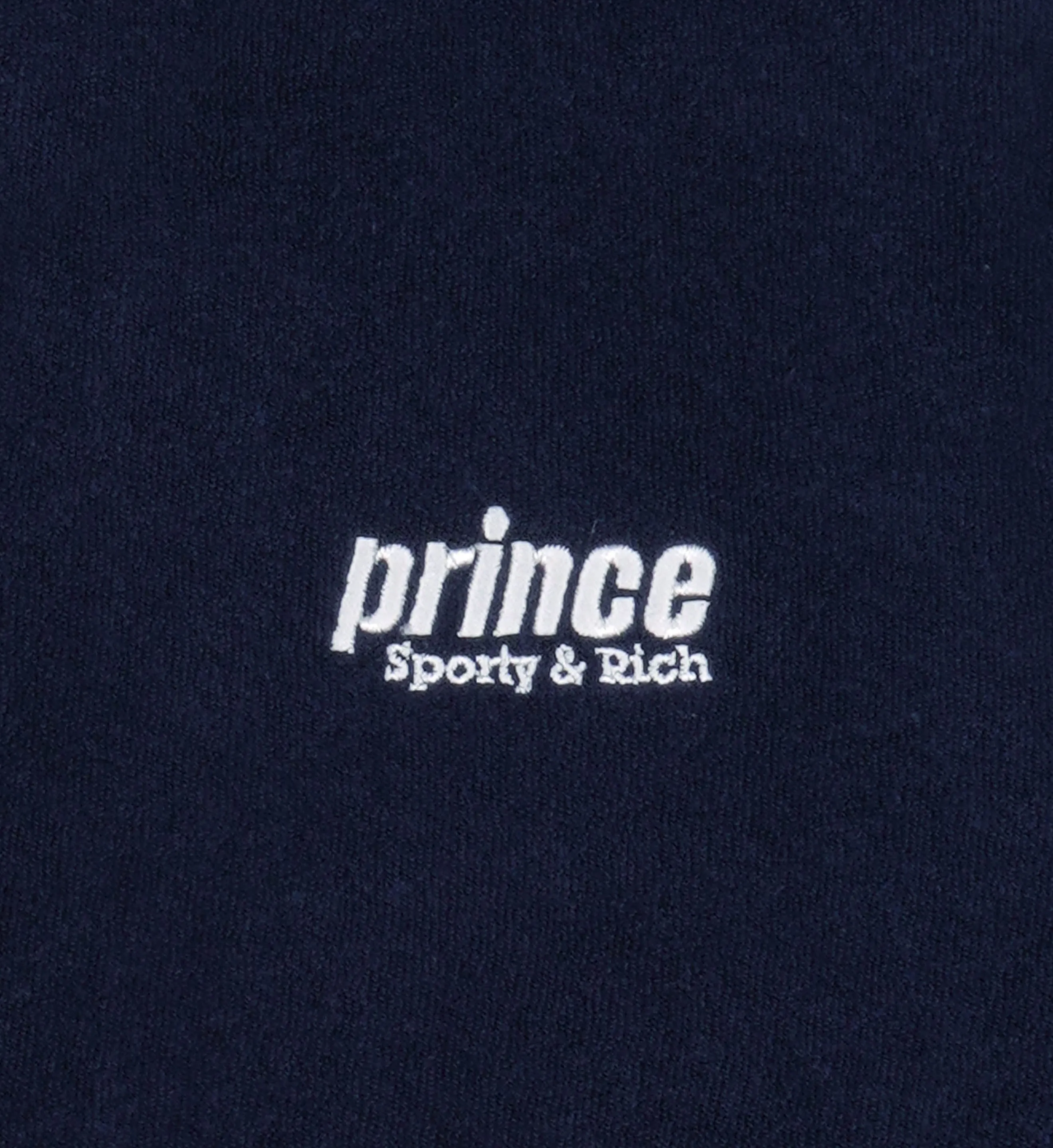 Prince Sporty Terry Short - Navy/White sold by Sporty and Rich product image thumbnail 3