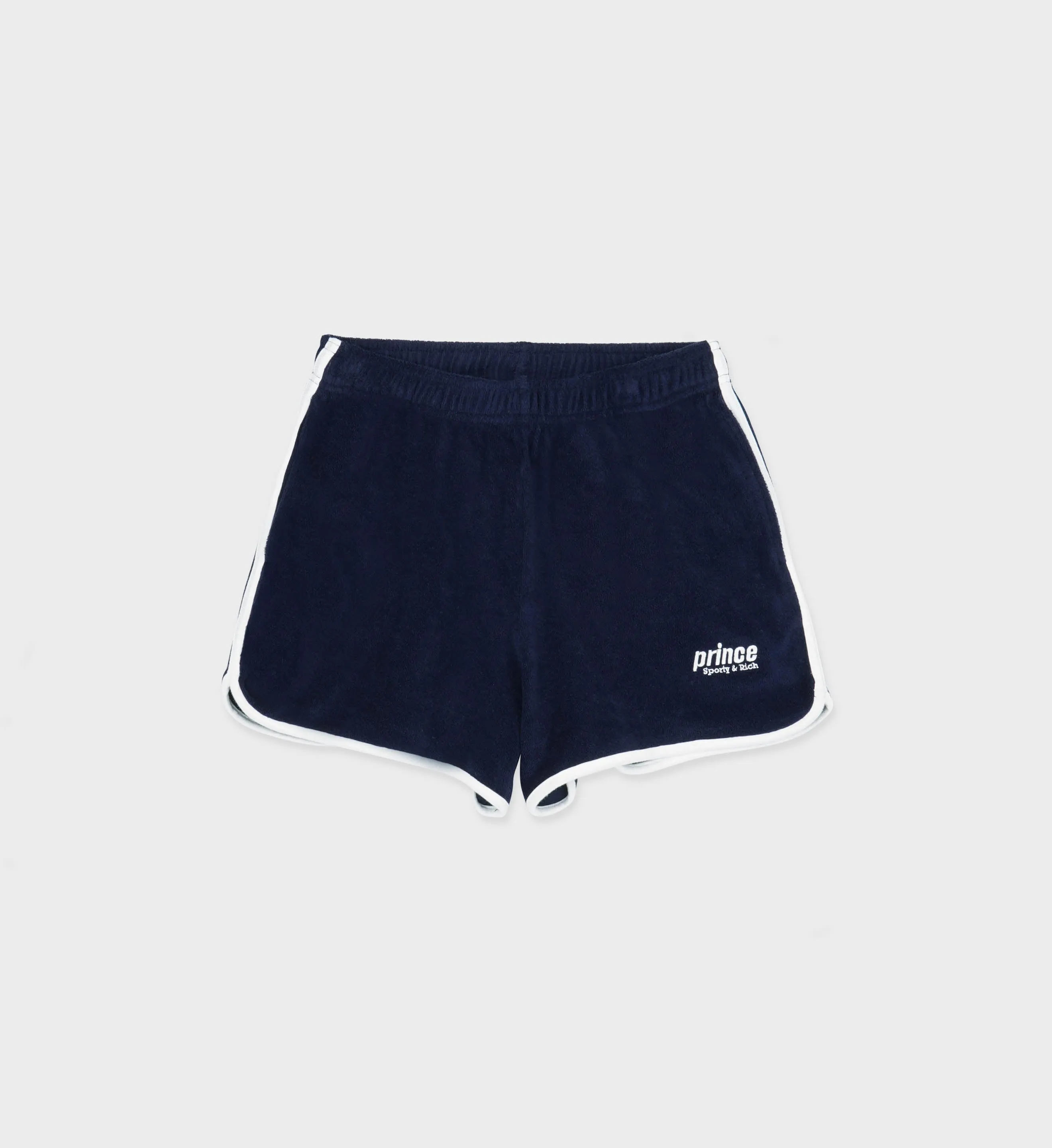 Prince Sporty Terry Short - Navy/White sold by Sporty and Rich