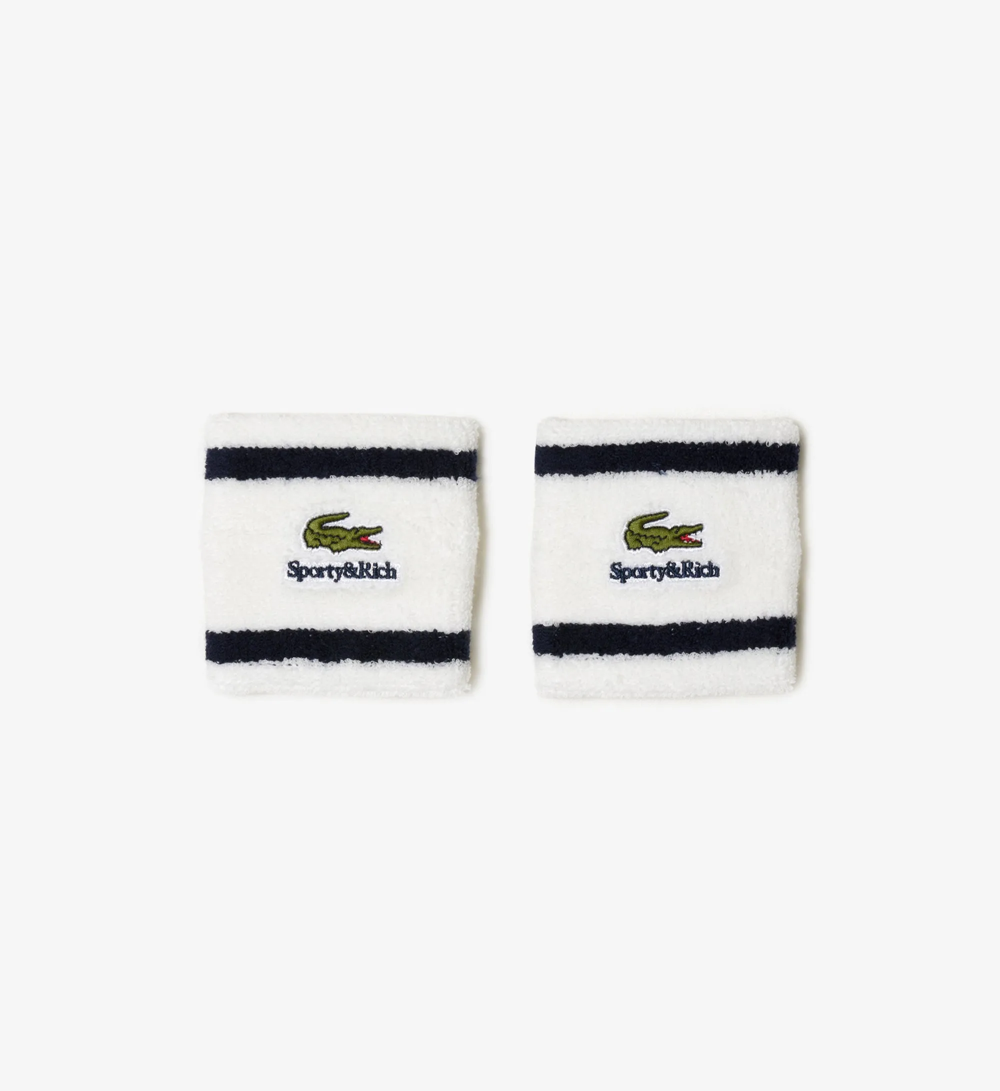 Striped Wristband - Farine/Marine sold by Sporty and Rich