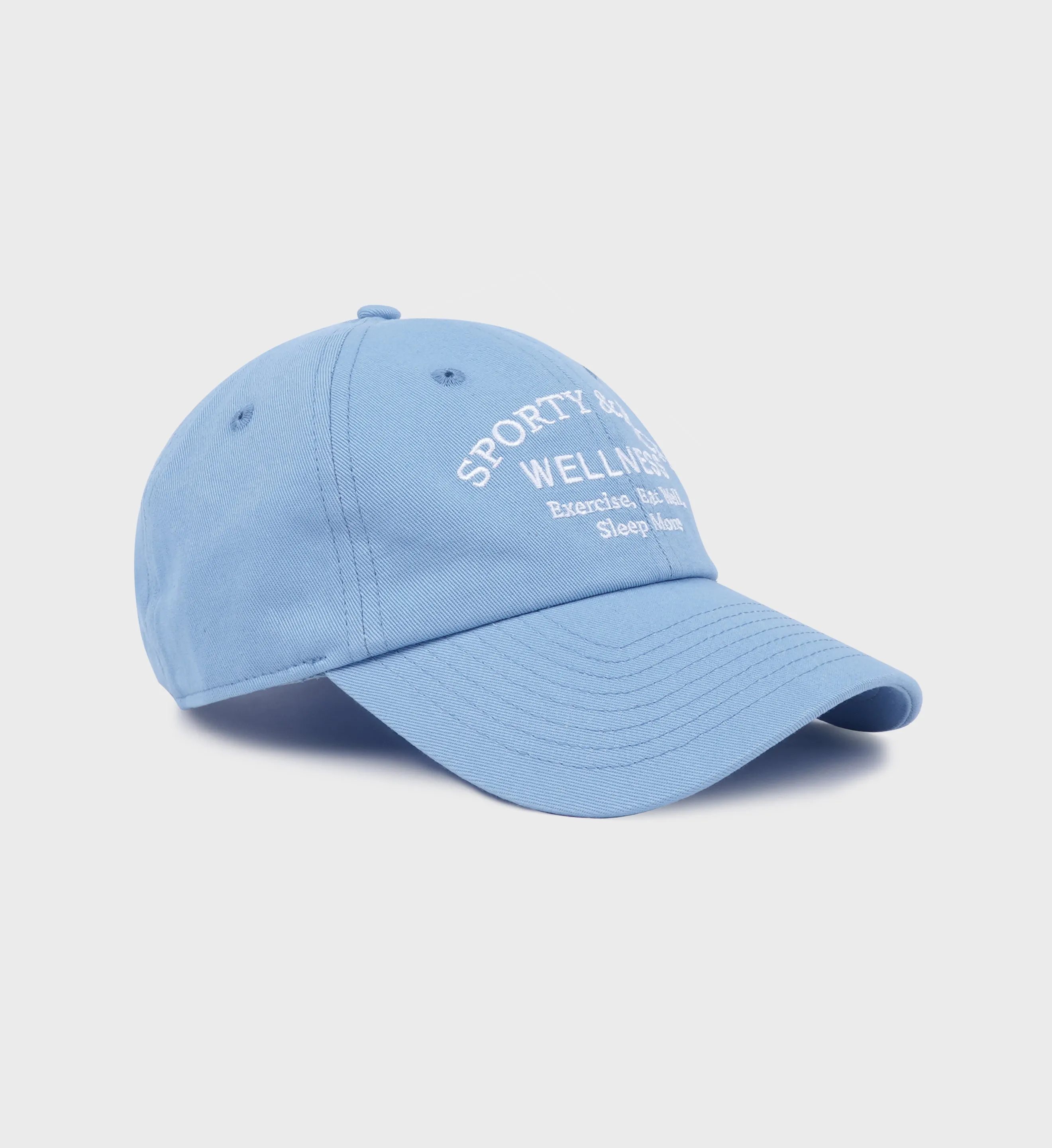 Wellness Studio Hat - Sky Blue/White sold by Sporty and Rich product image thumbnail 2