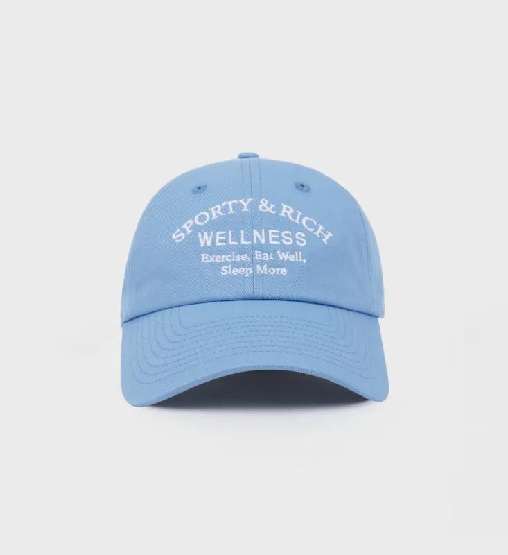 Wellness Studio Hat - Sky Blue/White sold by Sporty and Rich