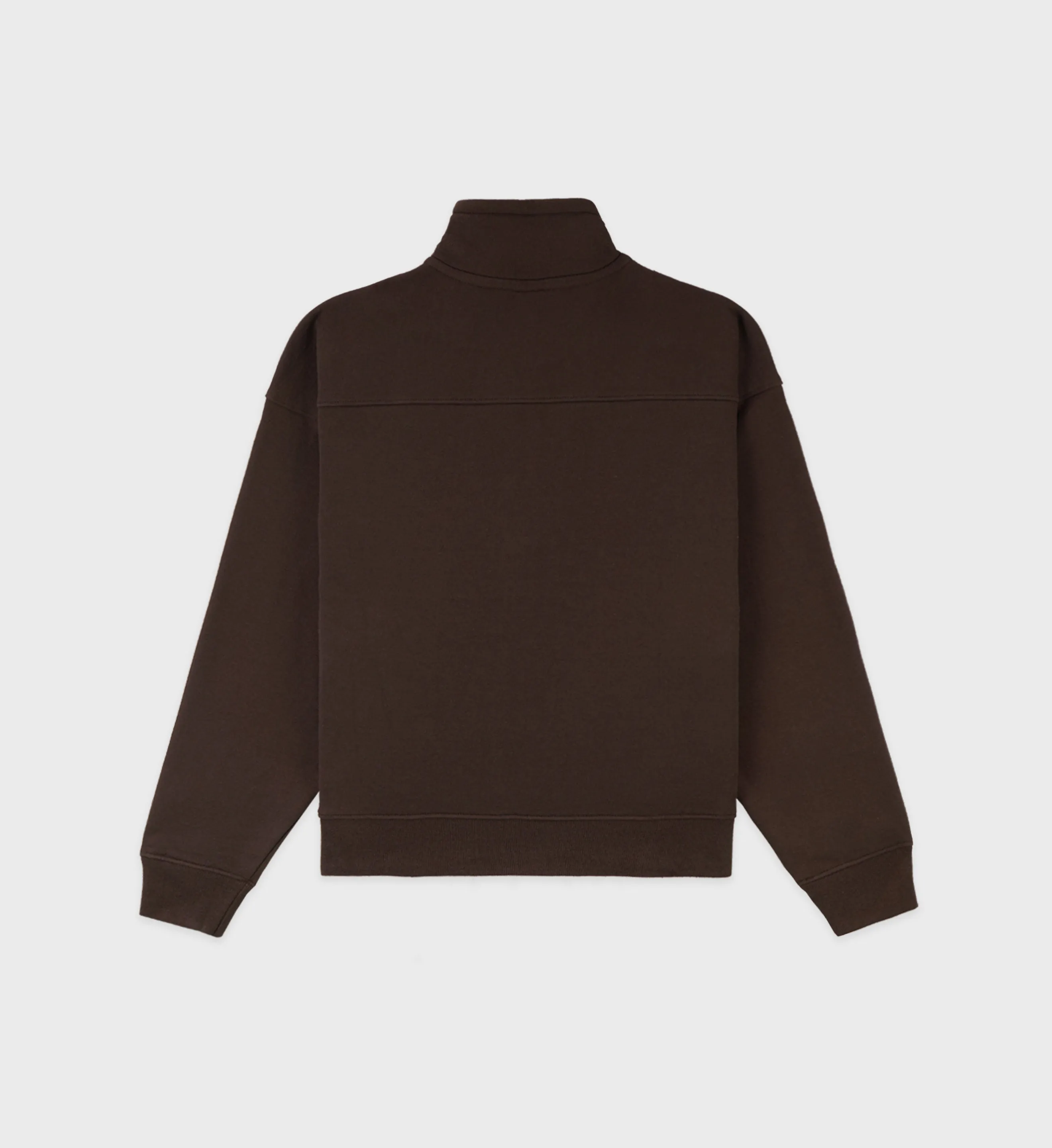 SR Athletics Quarter Zip - Chocolate/Cream sold by Sporty and Rich product image thumbnail 2