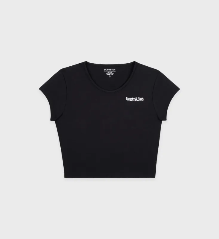 Club Logo Training Tee - Black sold by Sporty and Rich