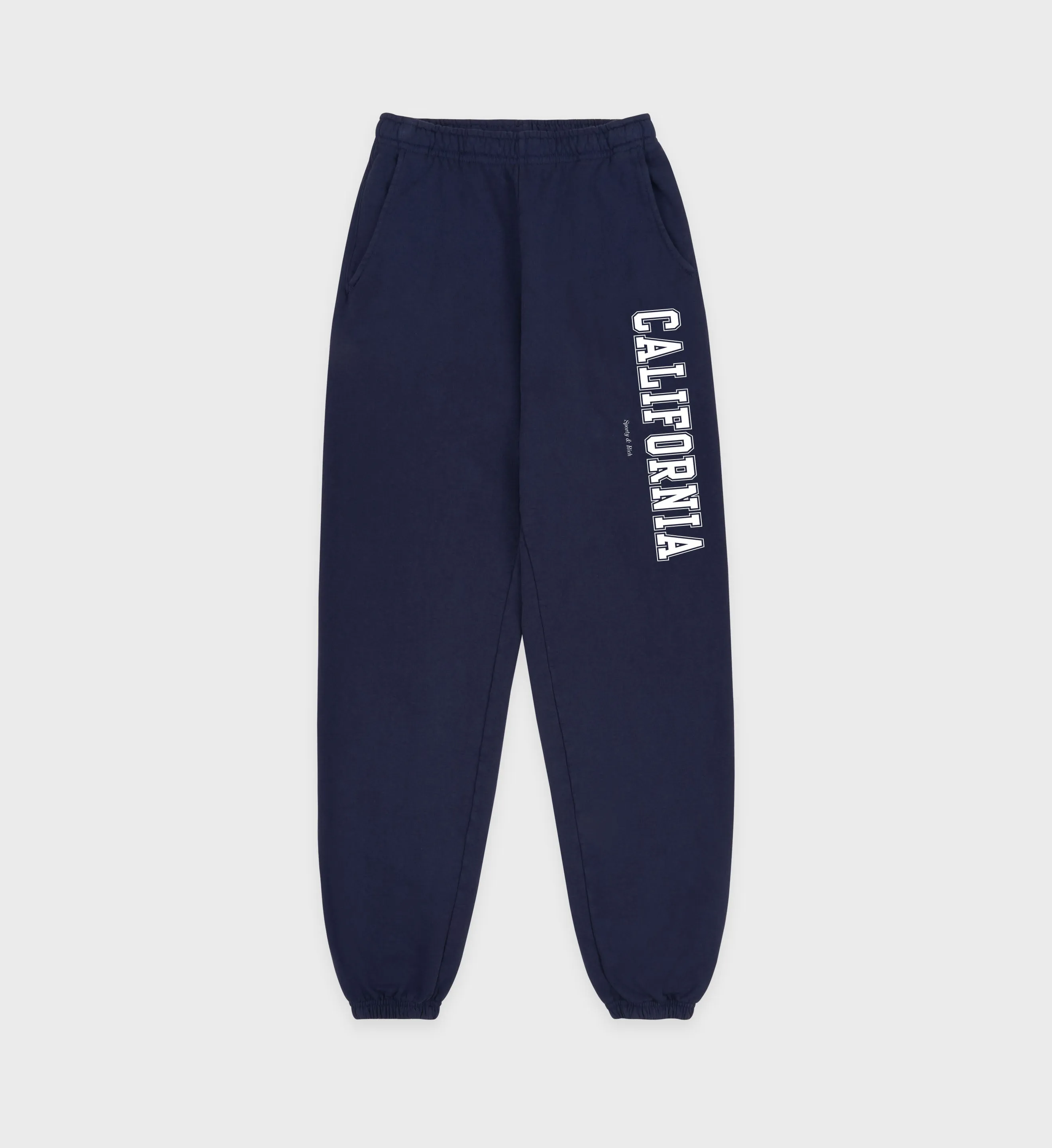 California Sweatpant - Navy/White sold by Sporty and Rich