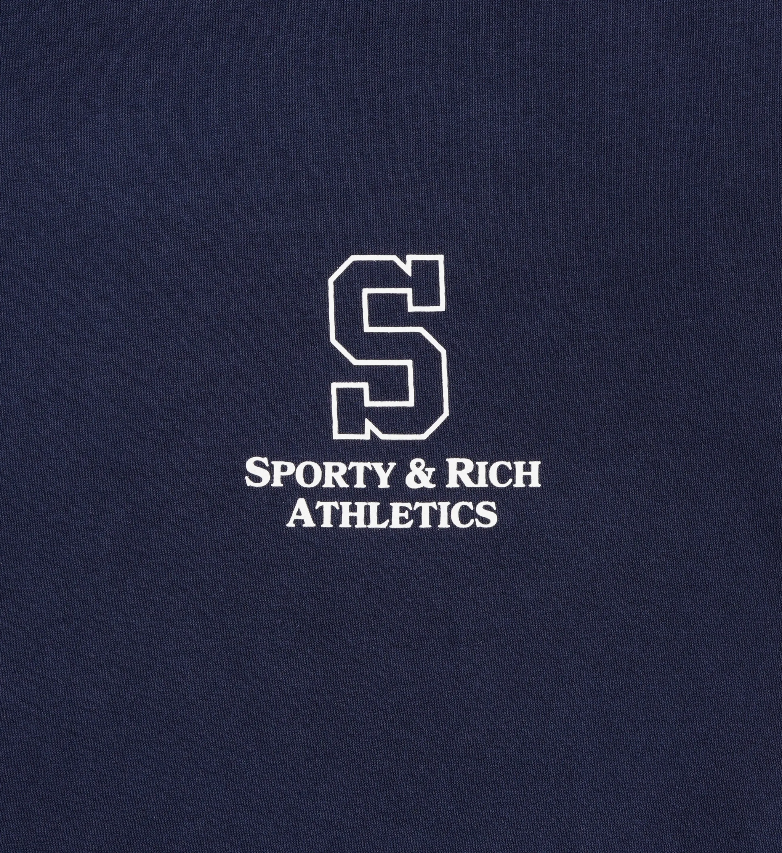 College T-Shirt - Navy sold by Sporty and Rich product image thumbnail 3