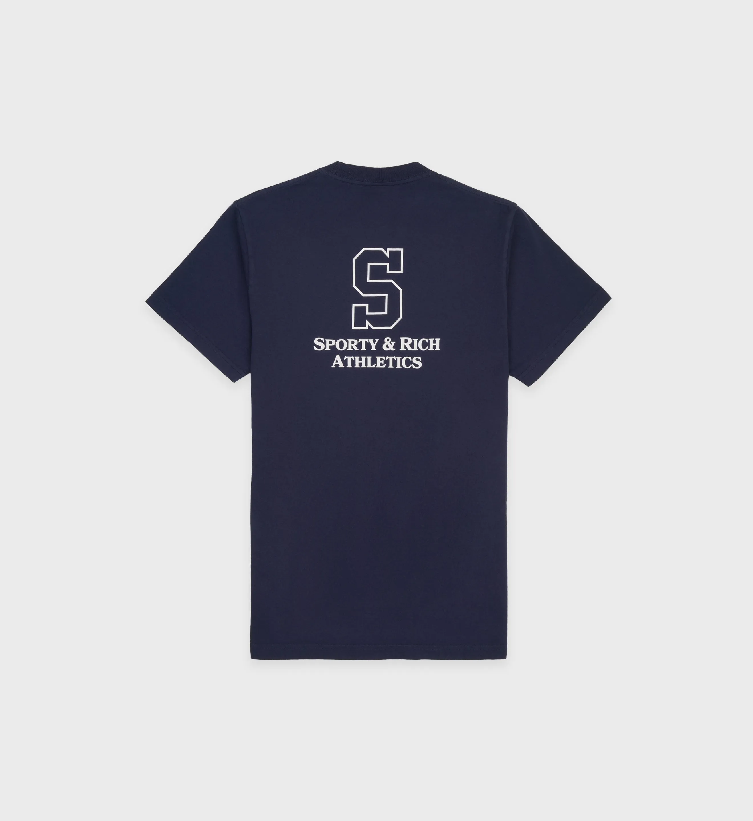 College T-Shirt - Navy sold by Sporty and Rich product image thumbnail 2