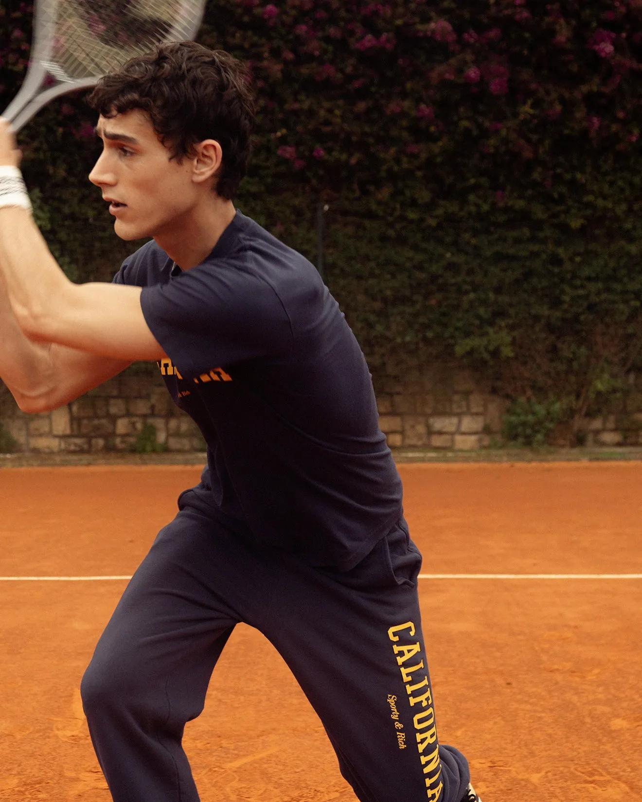 California Sweatpant - Navy/Gold sold by Sporty and Rich product image thumbnail 5