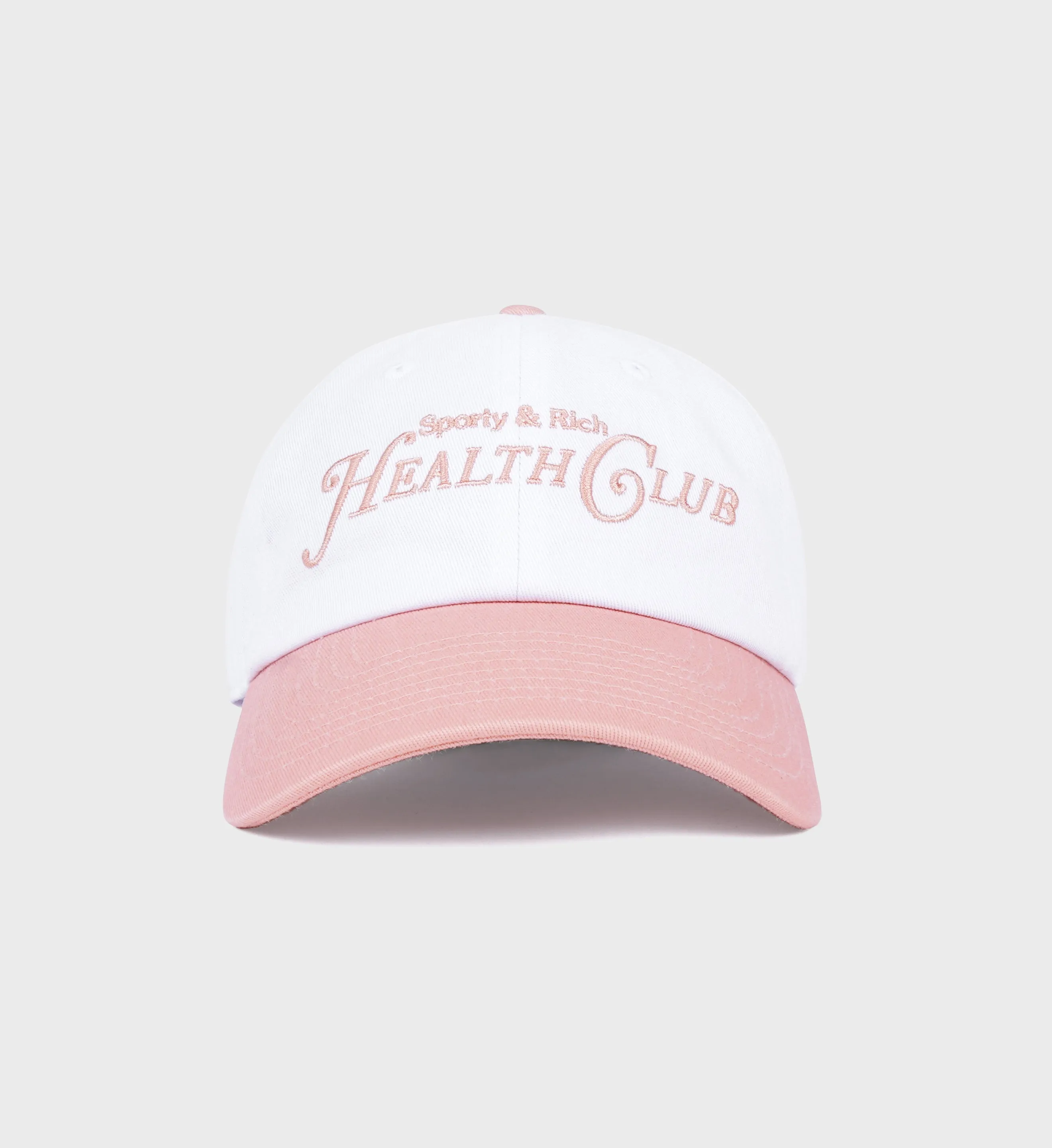 Rizzoli Embroidered Hat - White/Ballet sold by Sporty and Rich