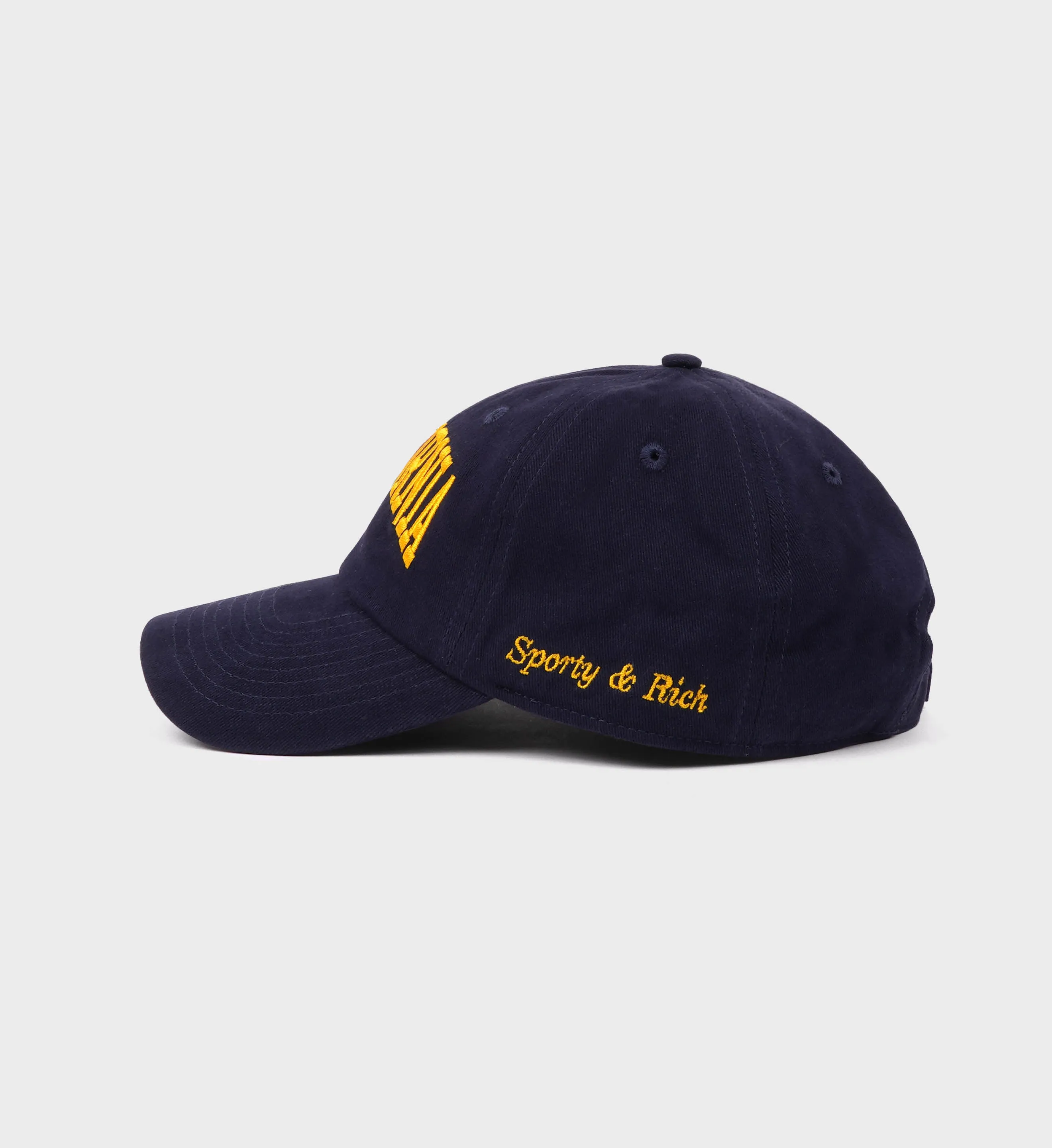 California Hat - Navy/Gold sold by Sporty and Rich product image thumbnail 4