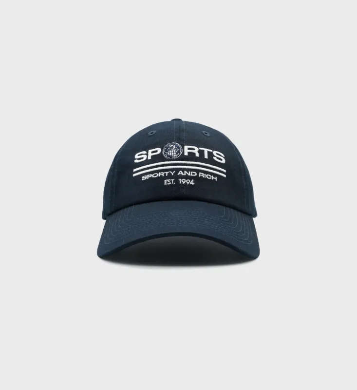 Sports Hat - Navy sold by Sporty and Rich