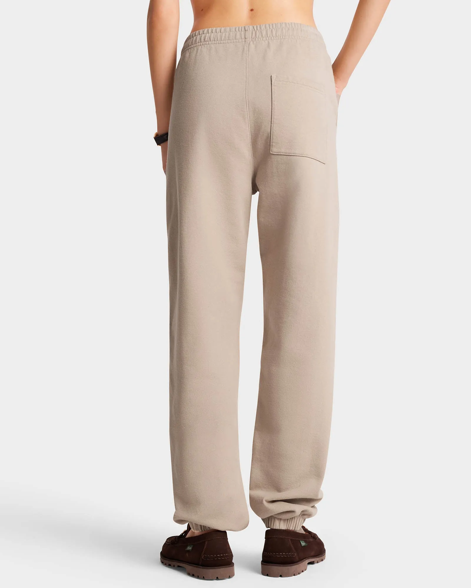 Athletic Club Sweatpant - Elephant/White sold by Sporty and Rich product image thumbnail 5