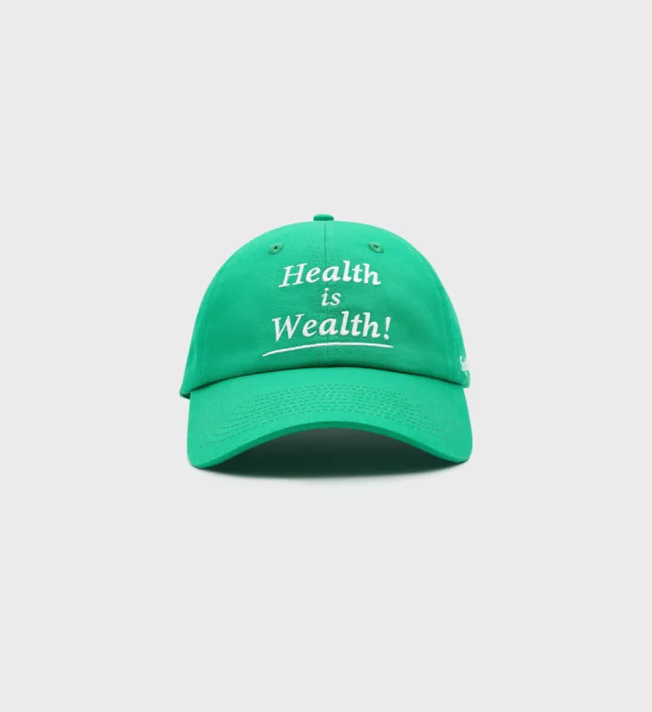 Health is Wealth Hat - Kelly sold by Sporty and Rich
