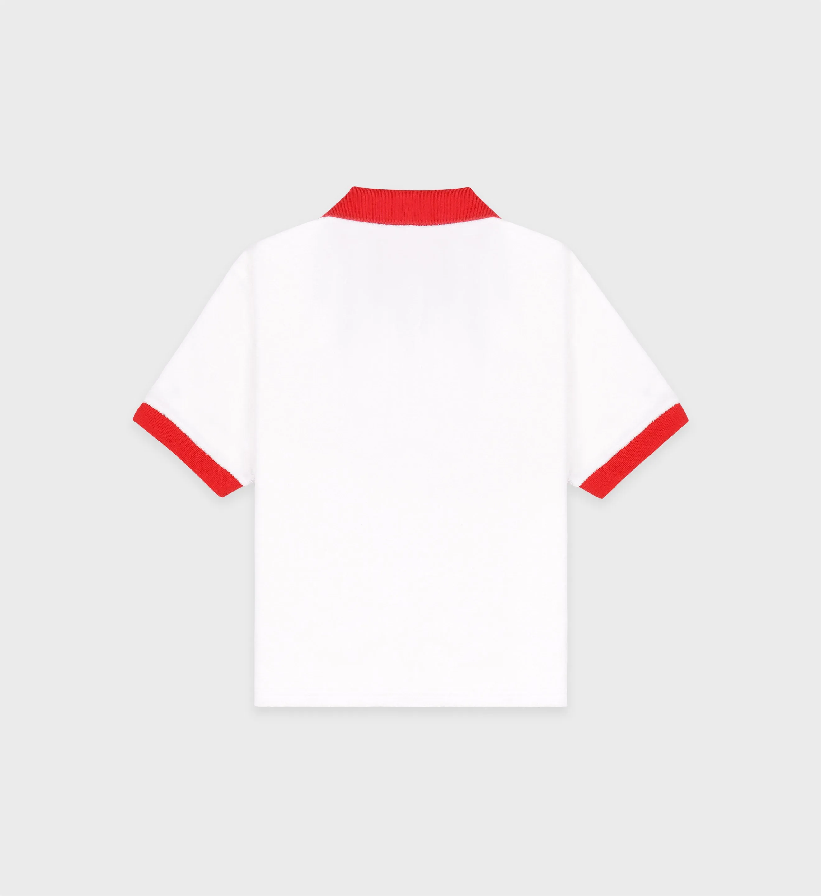 Prince Sporty Terry Polo - White/Red sold by Sporty and Rich product image thumbnail 2