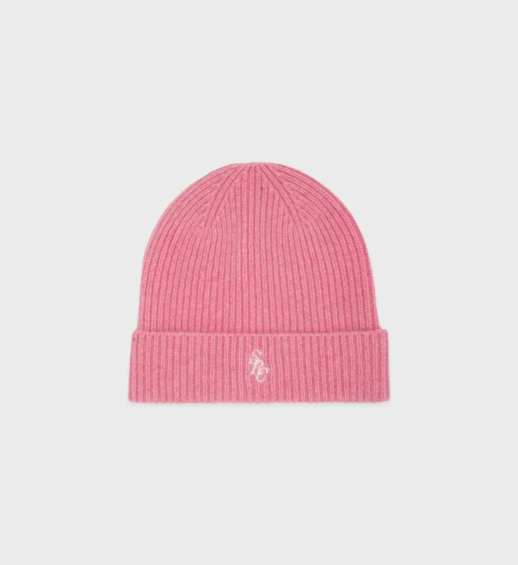 SRC Cashmere Beanie - Pink sold by Sporty and Rich