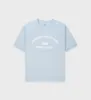 LA Athletic Group Short Sleeve Crewneck - China Blue/White sold by Sporty and Rich