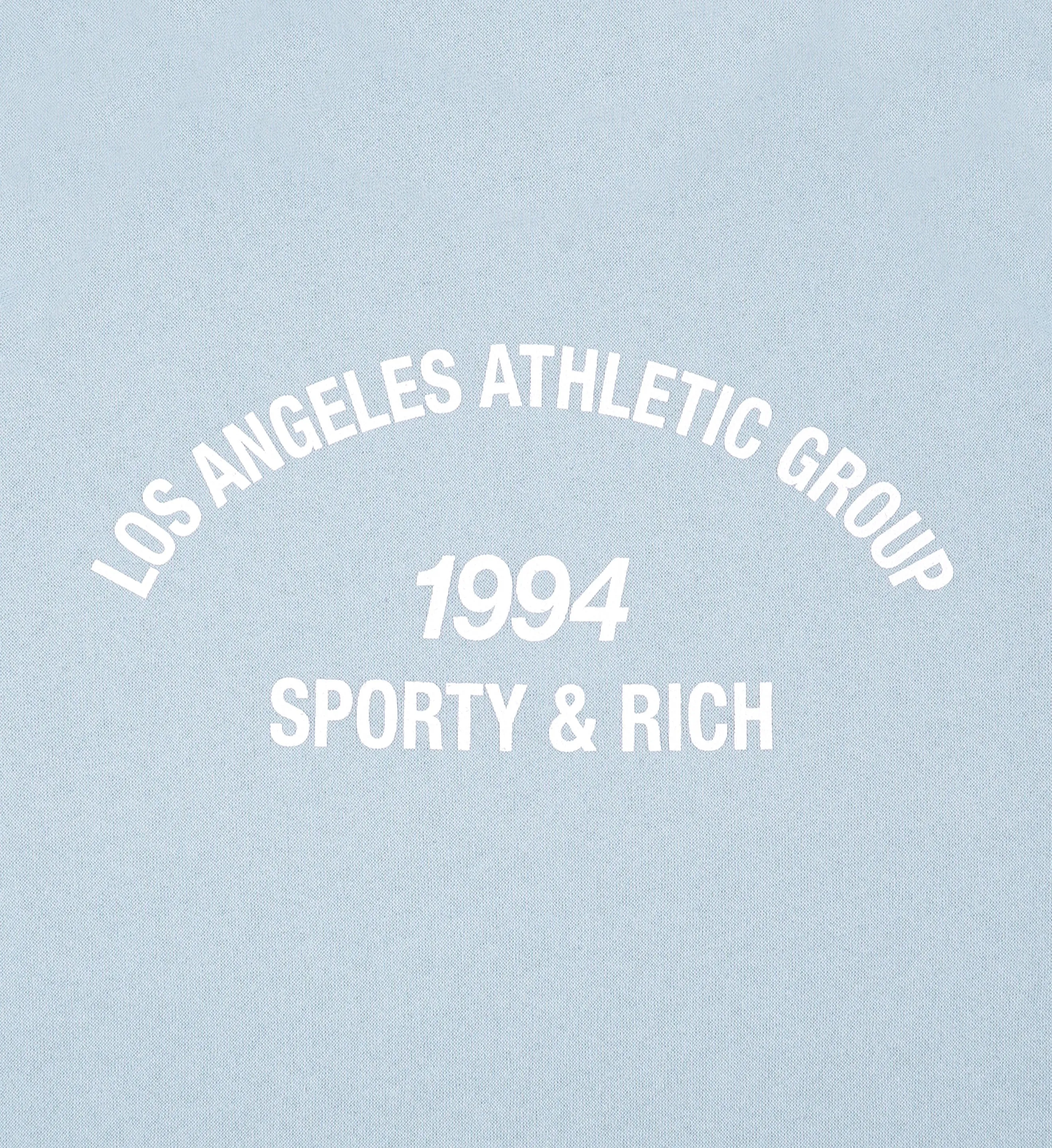 LA Athletic Group Short Sleeve Crewneck - China Blue/White sold by Sporty and Rich product image thumbnail 3