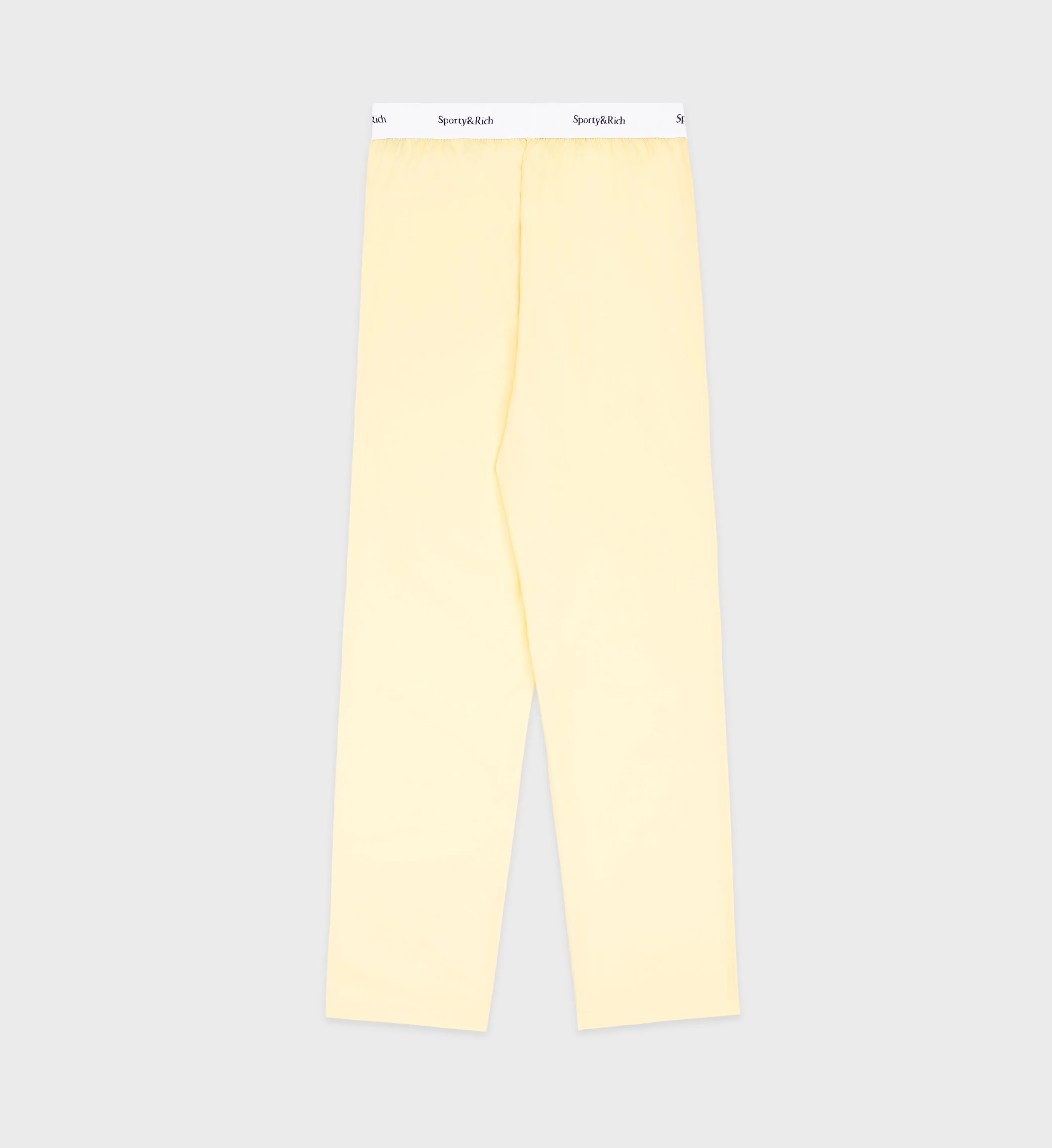 Serif Logo Pyjama Trousers - Canary/White sold by Sporty and Rich product image thumbnail 2