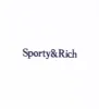 Serif Logo Football Tee - White/Navy sold by Sporty and Rich