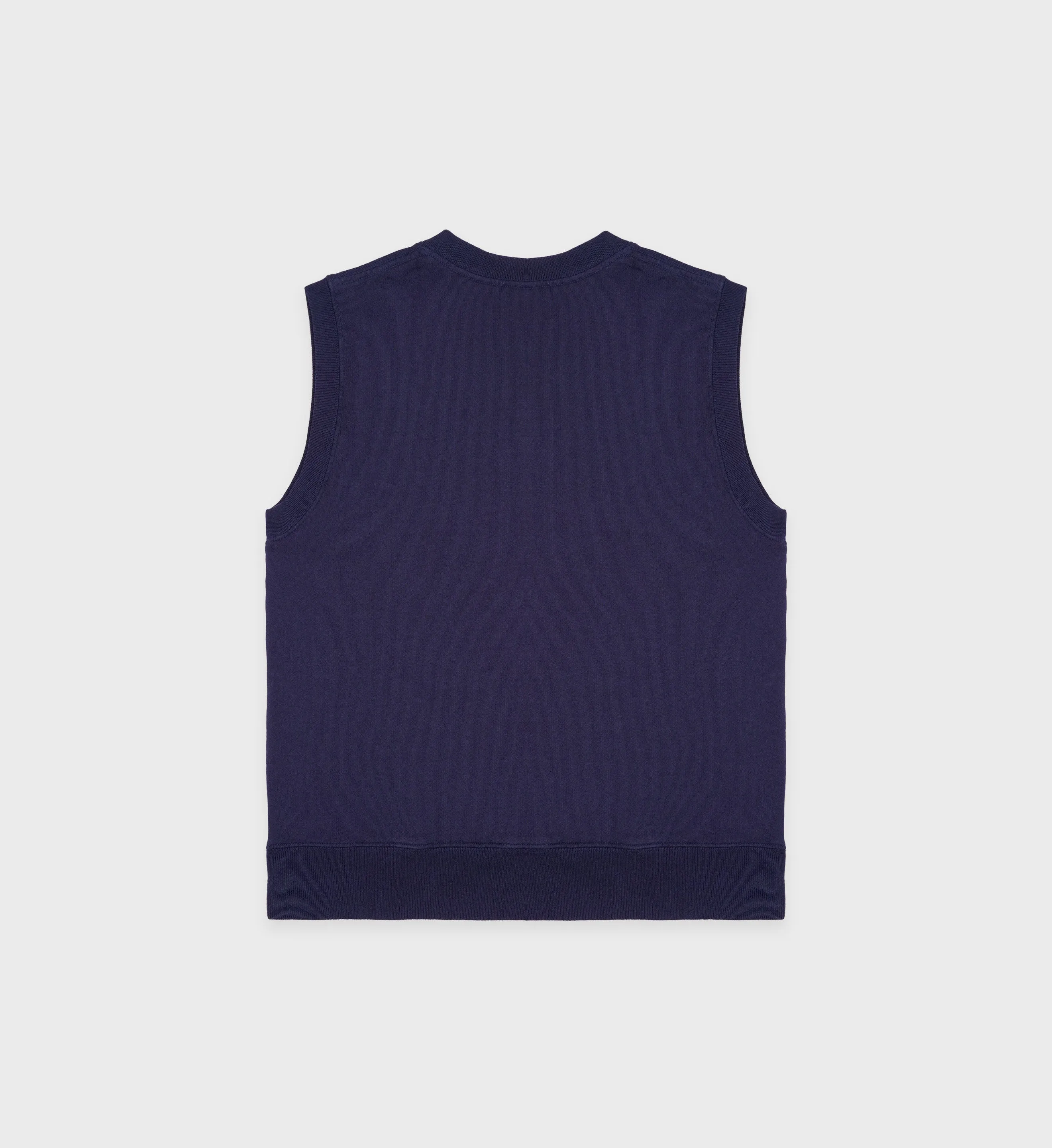 Syracuse V-Neck Vest - Navy/White sold by Sporty and Rich product image thumbnail 2