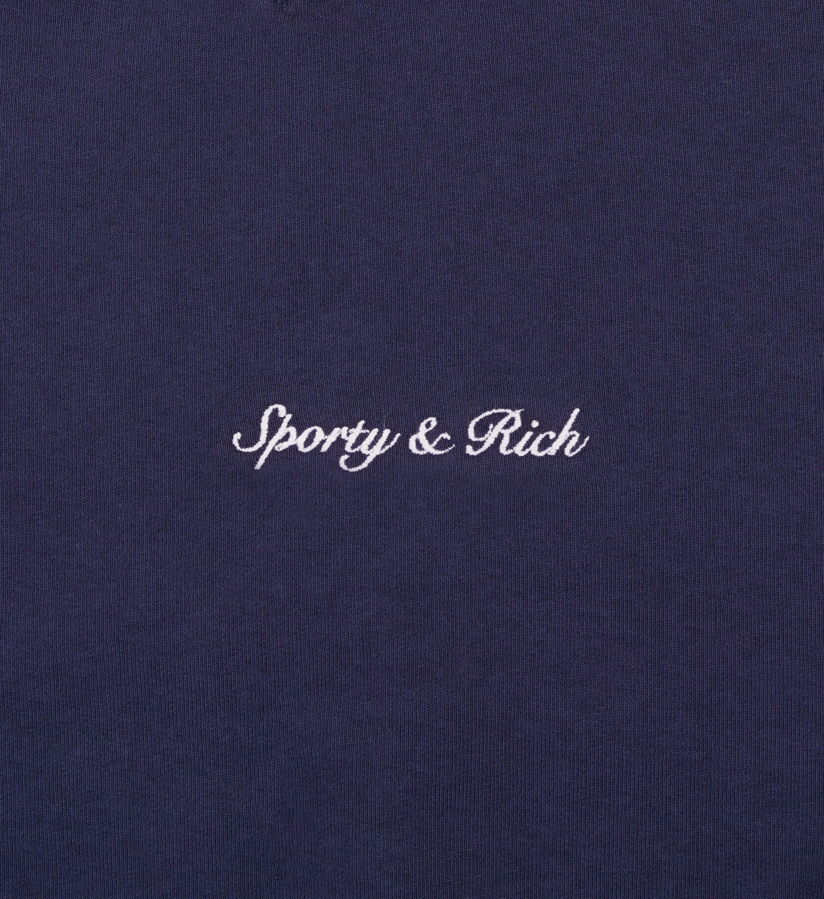 Syracuse V-Neck Vest - Navy/White sold by Sporty and Rich product image thumbnail 3