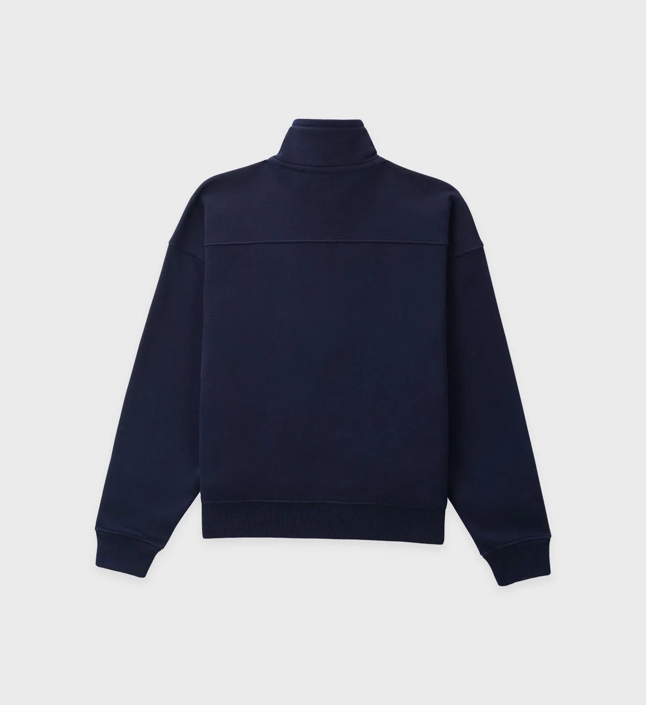 Script Logo Quarter Zip - Navy sold by Sporty and Rich product image thumbnail 2