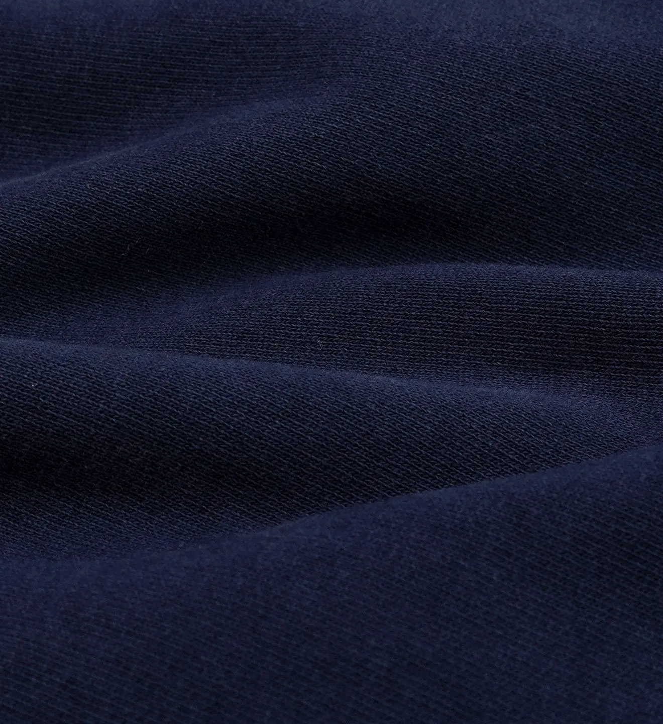 Script Logo Quarter Zip - Navy sold by Sporty and Rich product image thumbnail 4