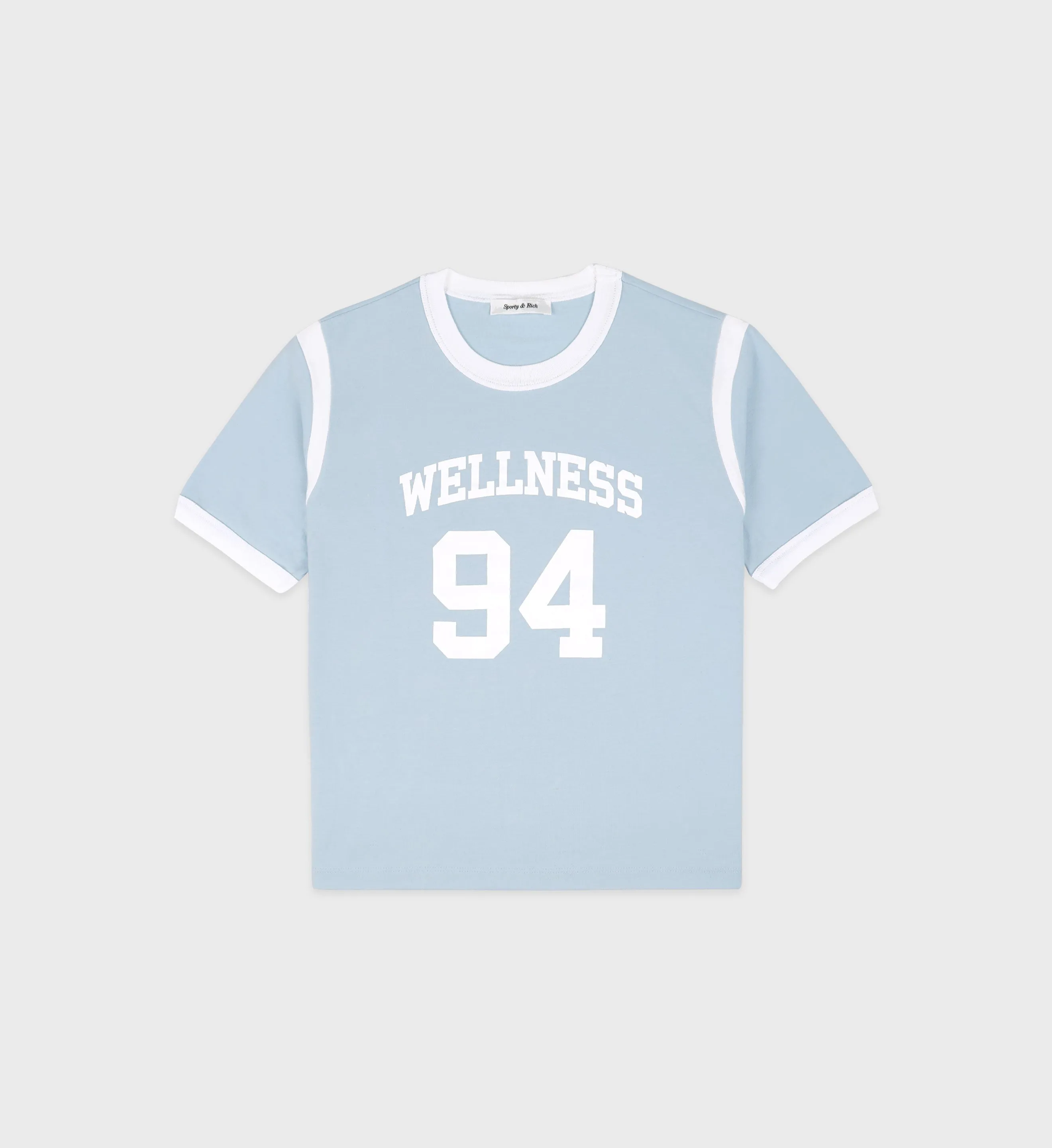 Wellness 94 Sports Tee - China Blue/White sold by Sporty and Rich