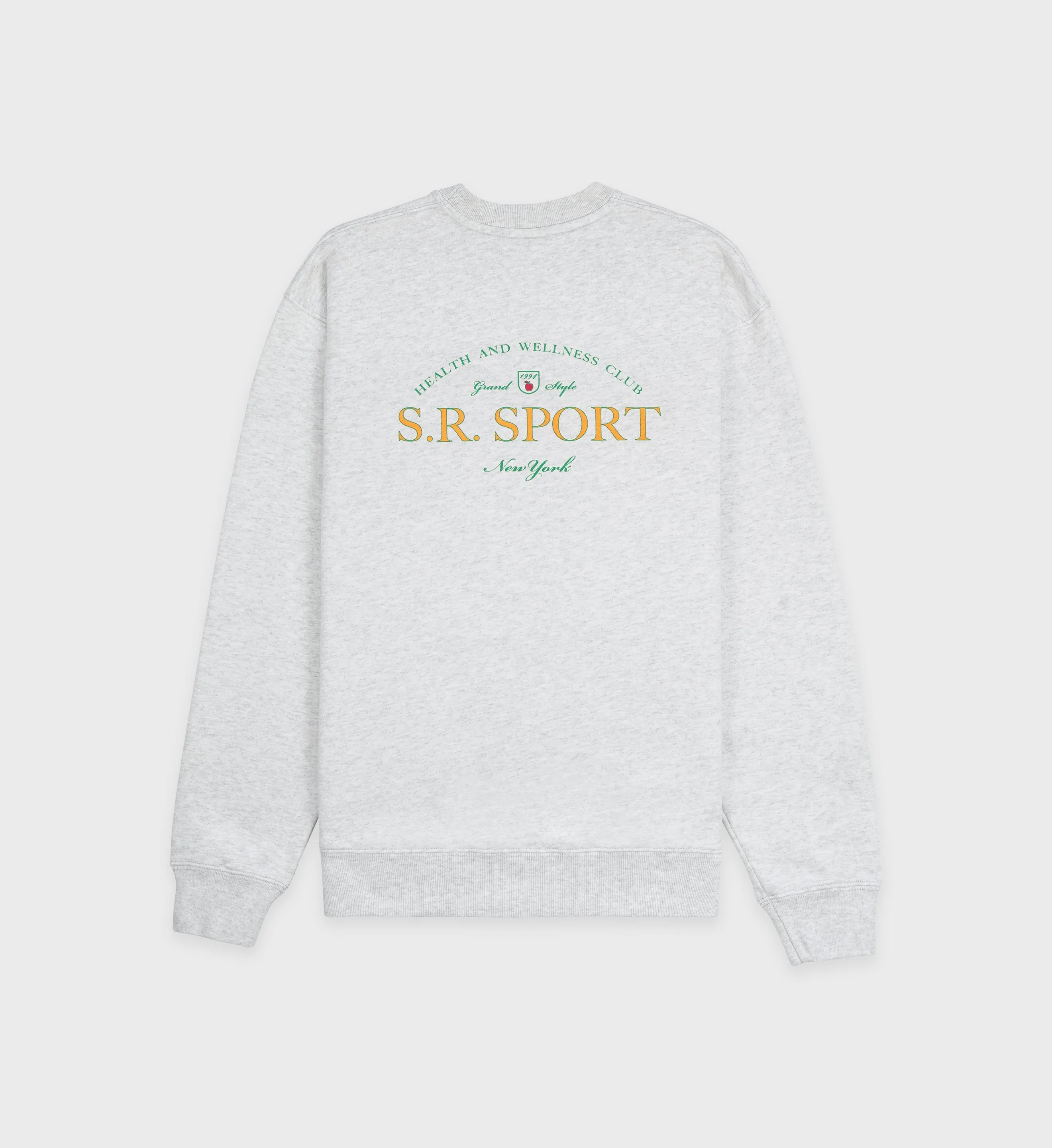 Wimbledon Crewneck - Heather Gray sold by Sporty and Rich product image thumbnail 2