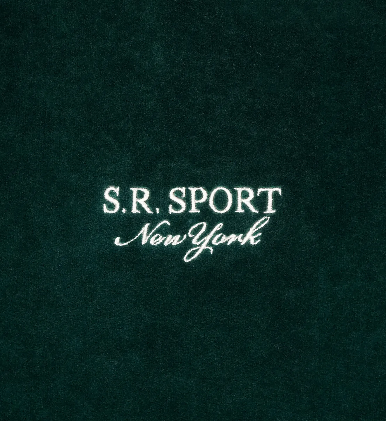SR Sport Velour Short - Forest sold by Sporty and Rich product image thumbnail 3