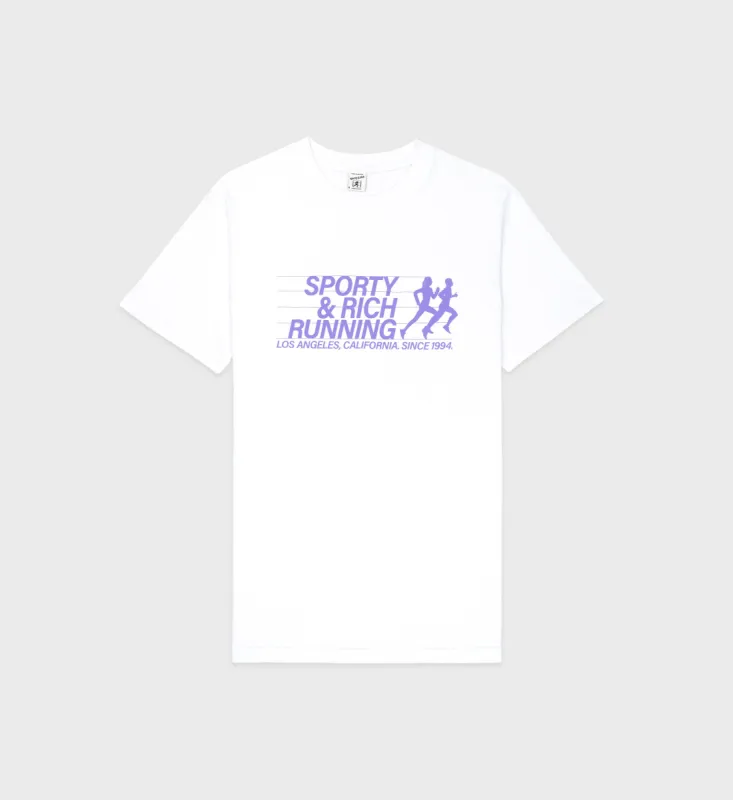 Running T-Shirt - White sold by Sporty and Rich