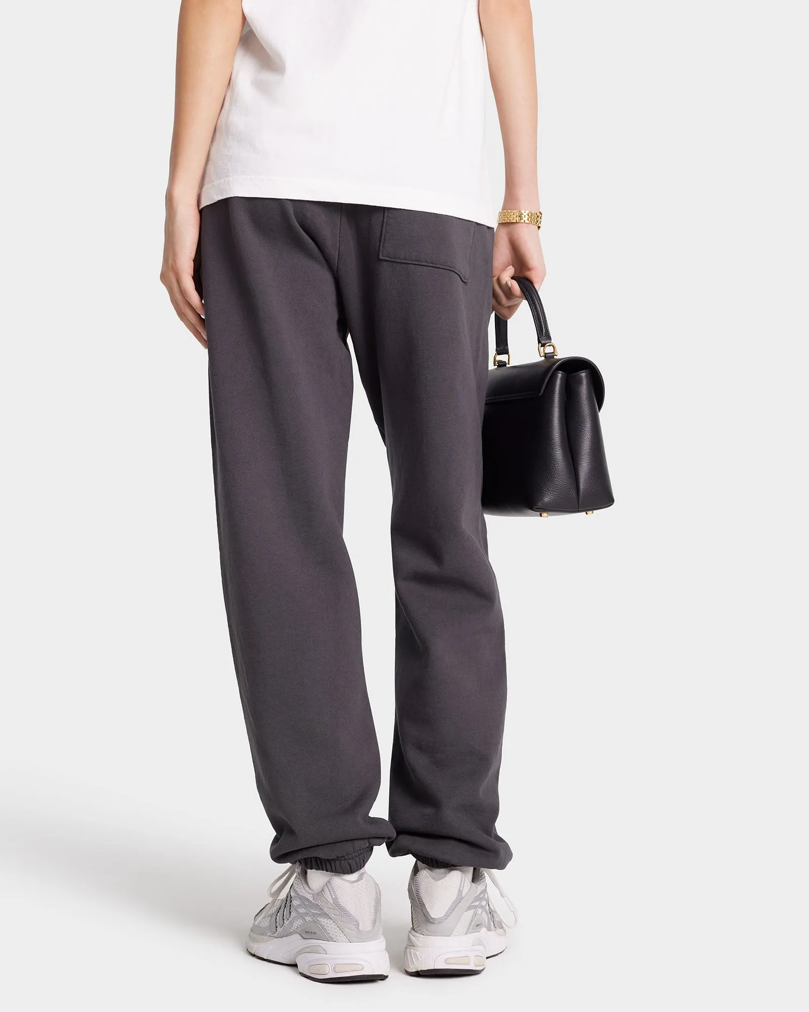 Varsity Crest Sweatpant - Faded Black/White sold by Sporty and Rich product image thumbnail 5