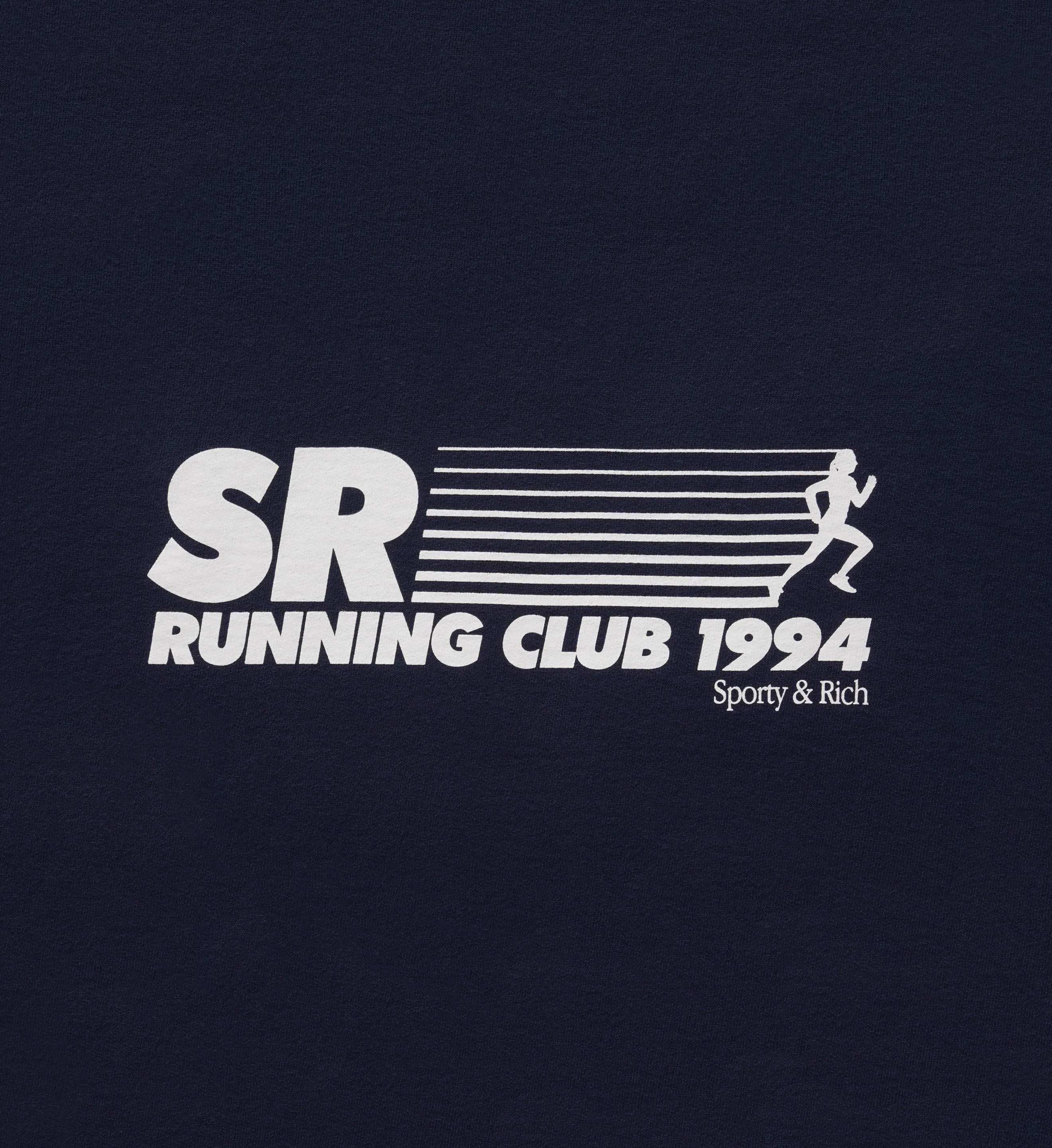 SR Running Club Crewneck - Navy sold by Sporty and Rich product image thumbnail 3