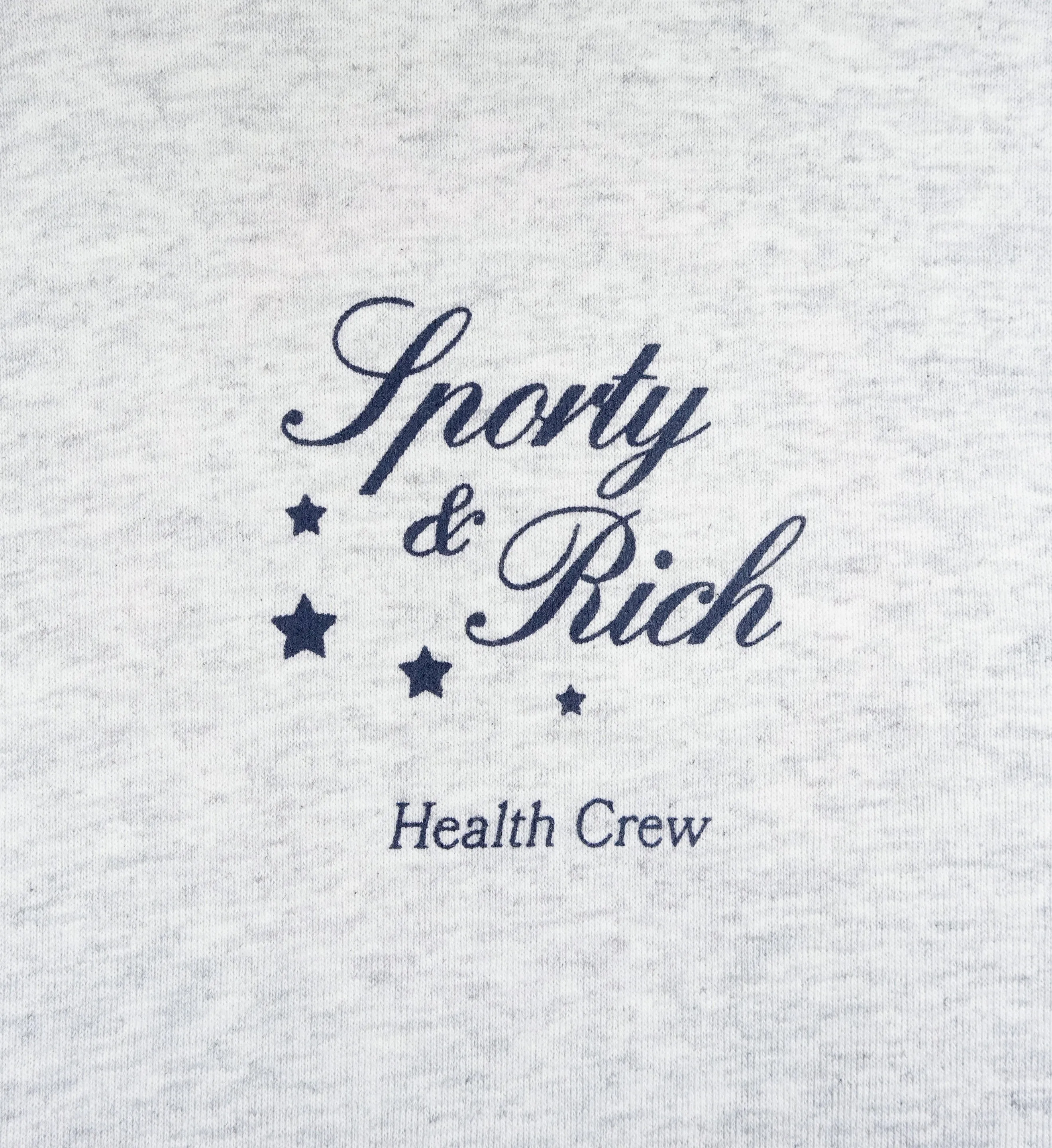 Stars Health Crew Gym Short - Heather Gray sold by Sporty and Rich product image thumbnail 3