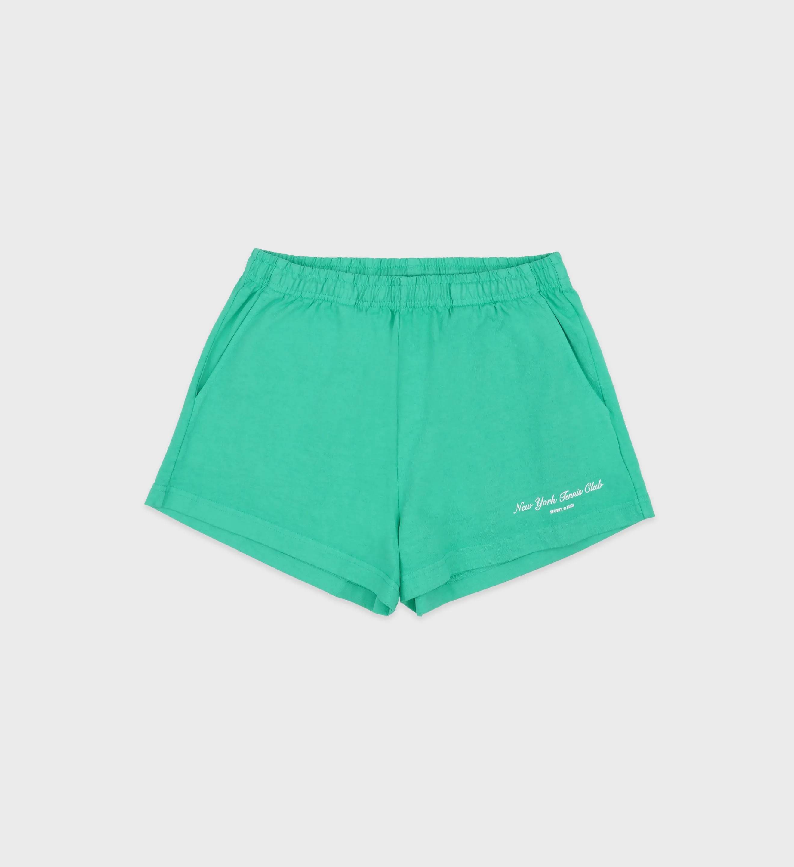 NY Tennis Club Disco Short - Caribbean/White sold by Sporty and Rich