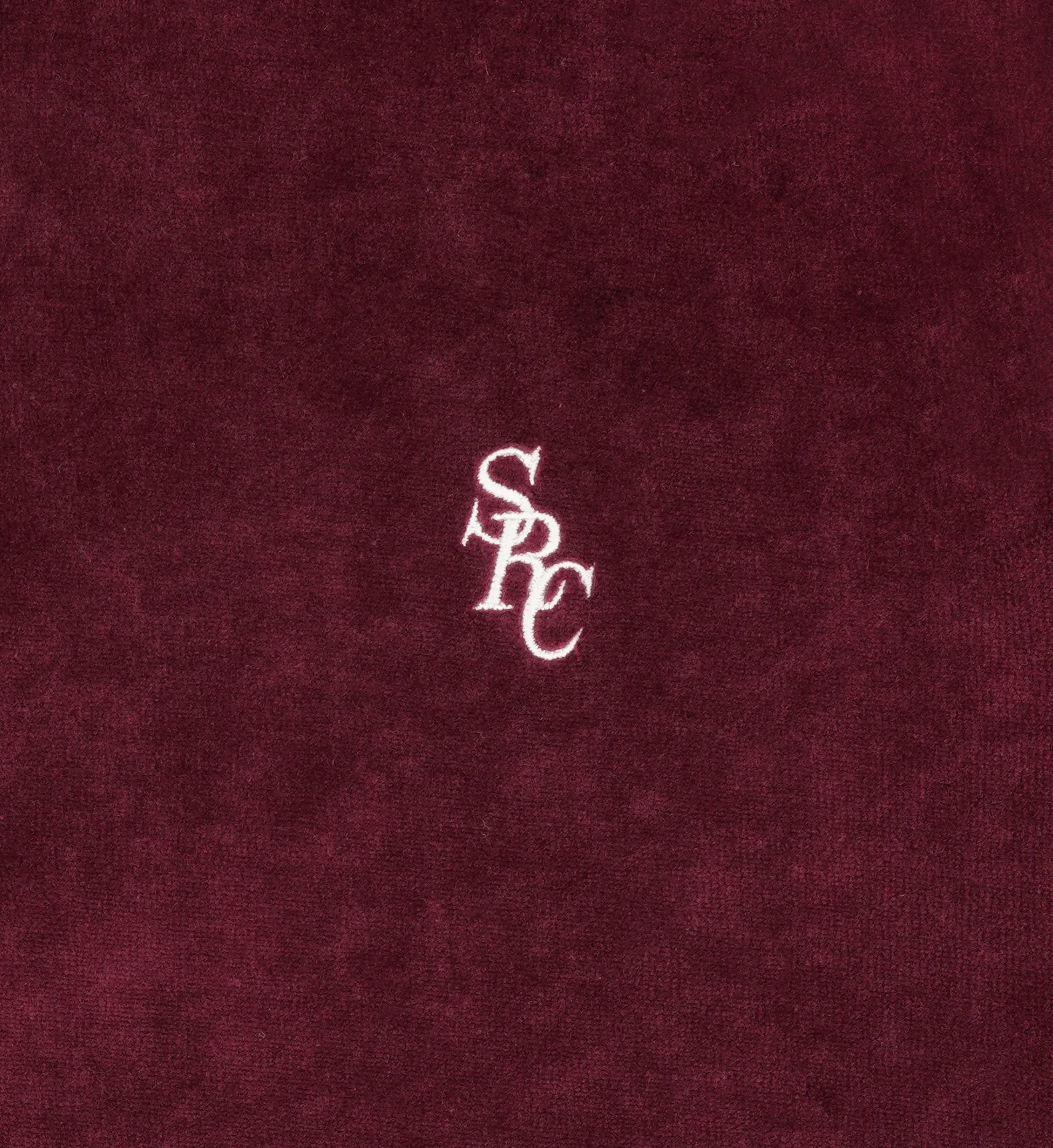 SRC Velour Short - Merlot/White sold by Sporty and Rich product image thumbnail 3