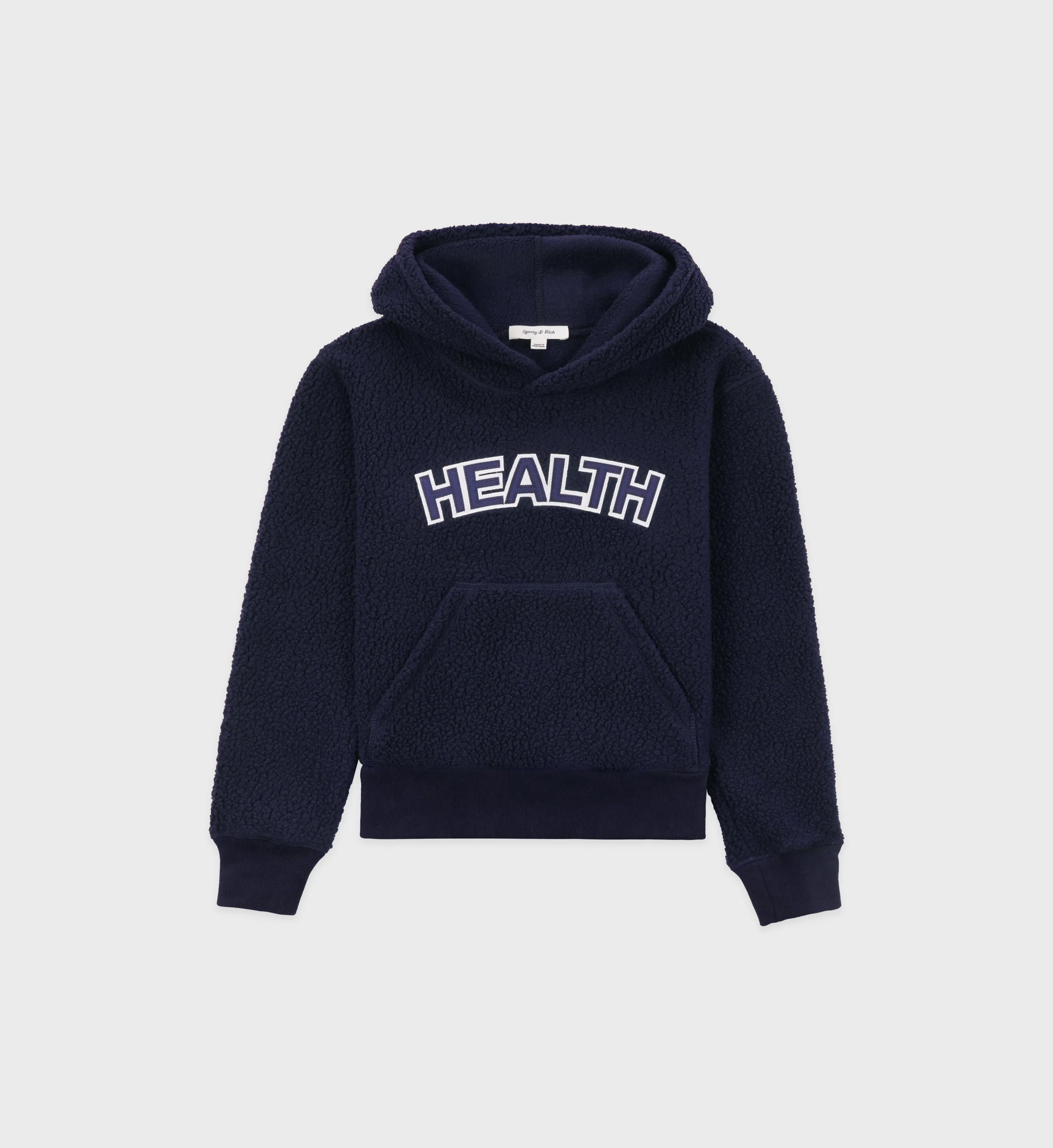 Sherpa Health Hoodie - Navy sold by Sporty and Rich