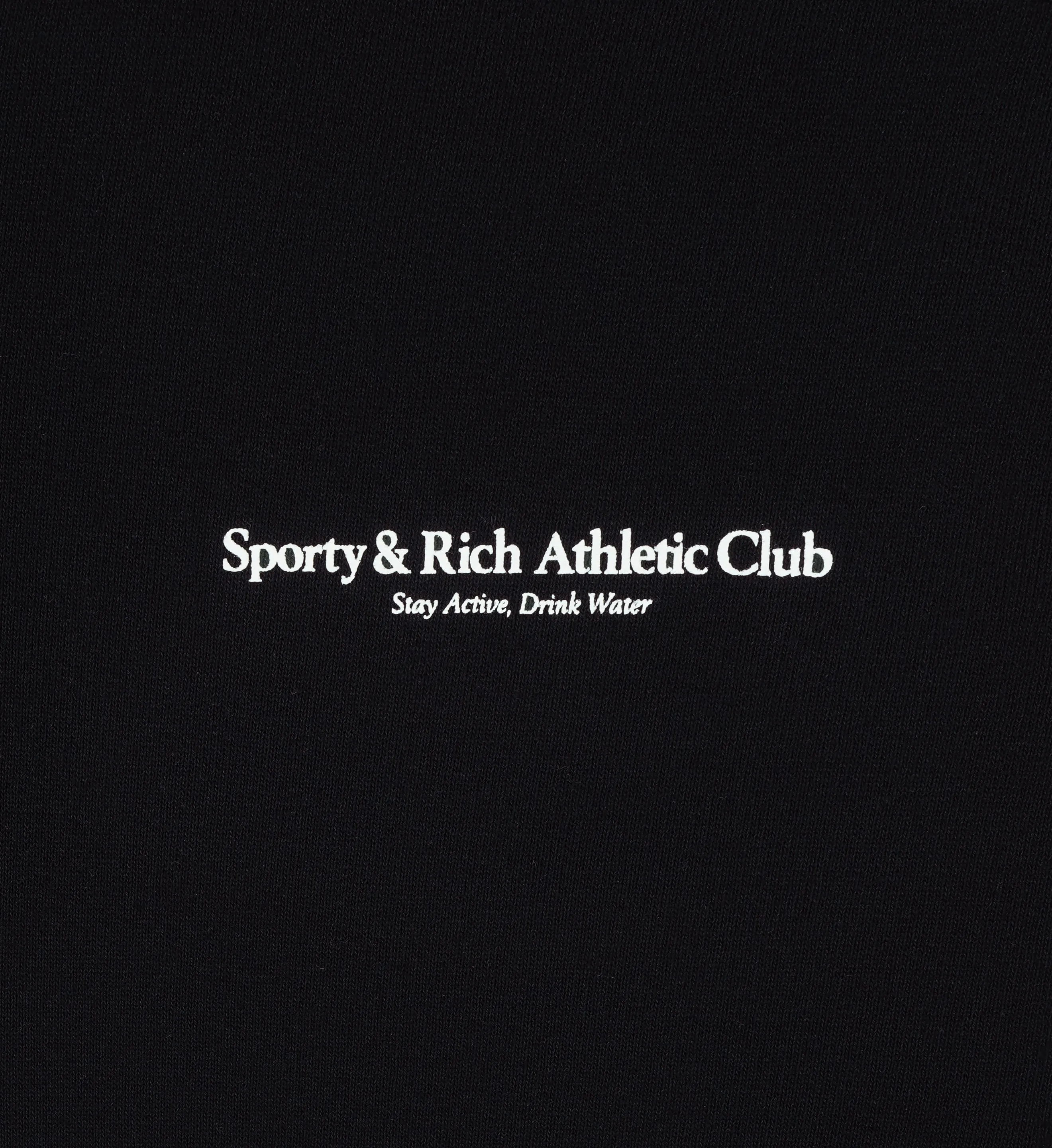 Athletic Club Quarter Zip - Black sold by Sporty and Rich product image thumbnail 3