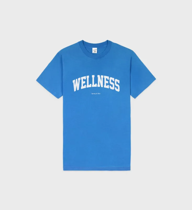 Wellness Ivy T-Shirt - Royal Blue/White sold by Sporty and Rich