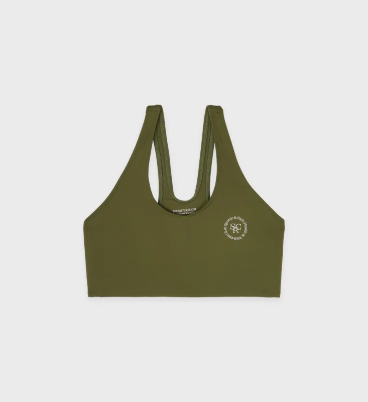 Sports Bra N.02 - Olive sold by Sporty and Rich